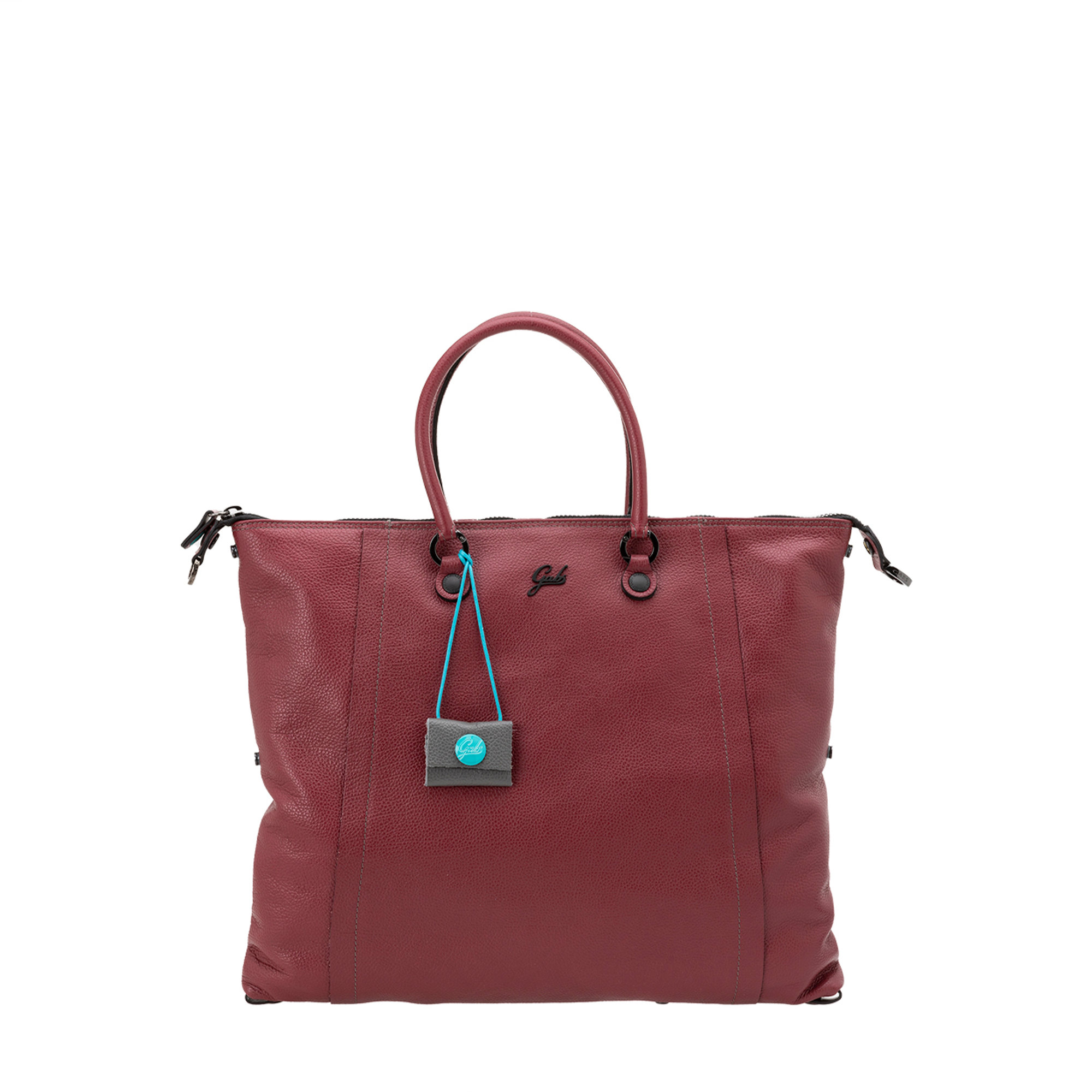Shopper trasformabile BELLONA SUPER in ruga color vino Gabs vista0