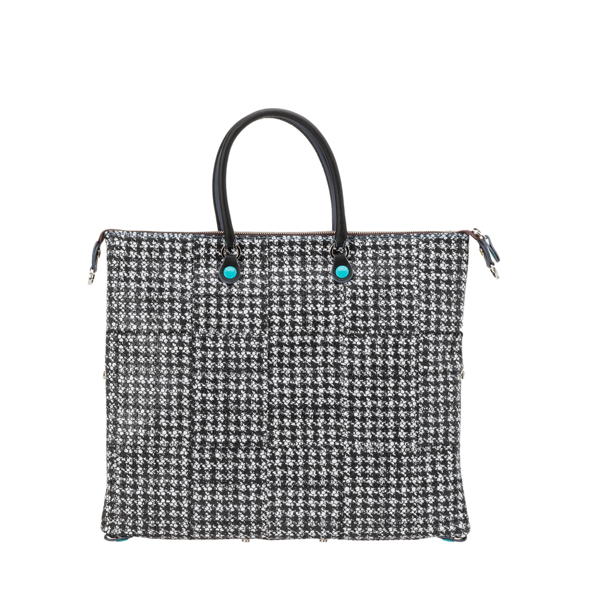 Shopper trasformabile G43 in tessuto bicolor Gabs vista3