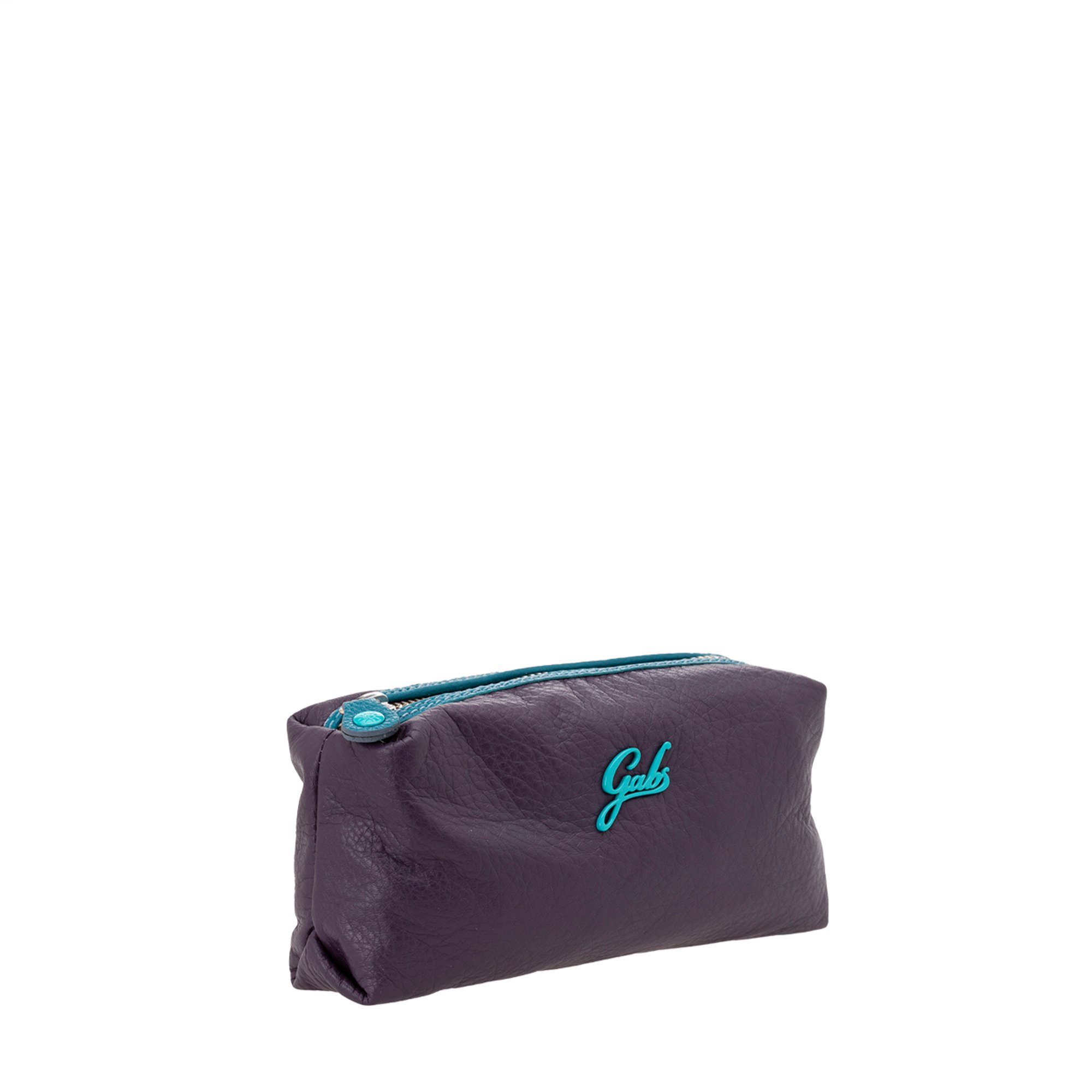 Beauty case in pelle bottalata bordeaux Gabs vista1