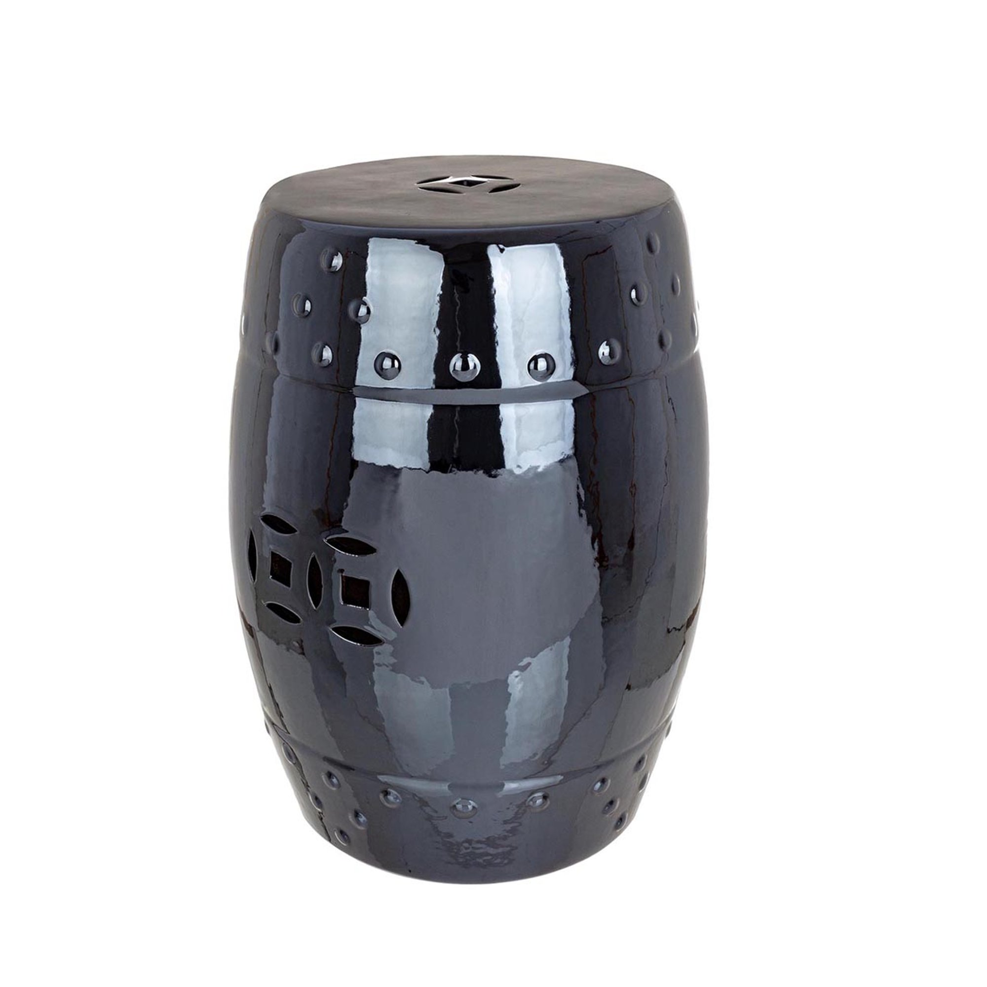 Sgabello Sfinge blues Tendenza black vista0