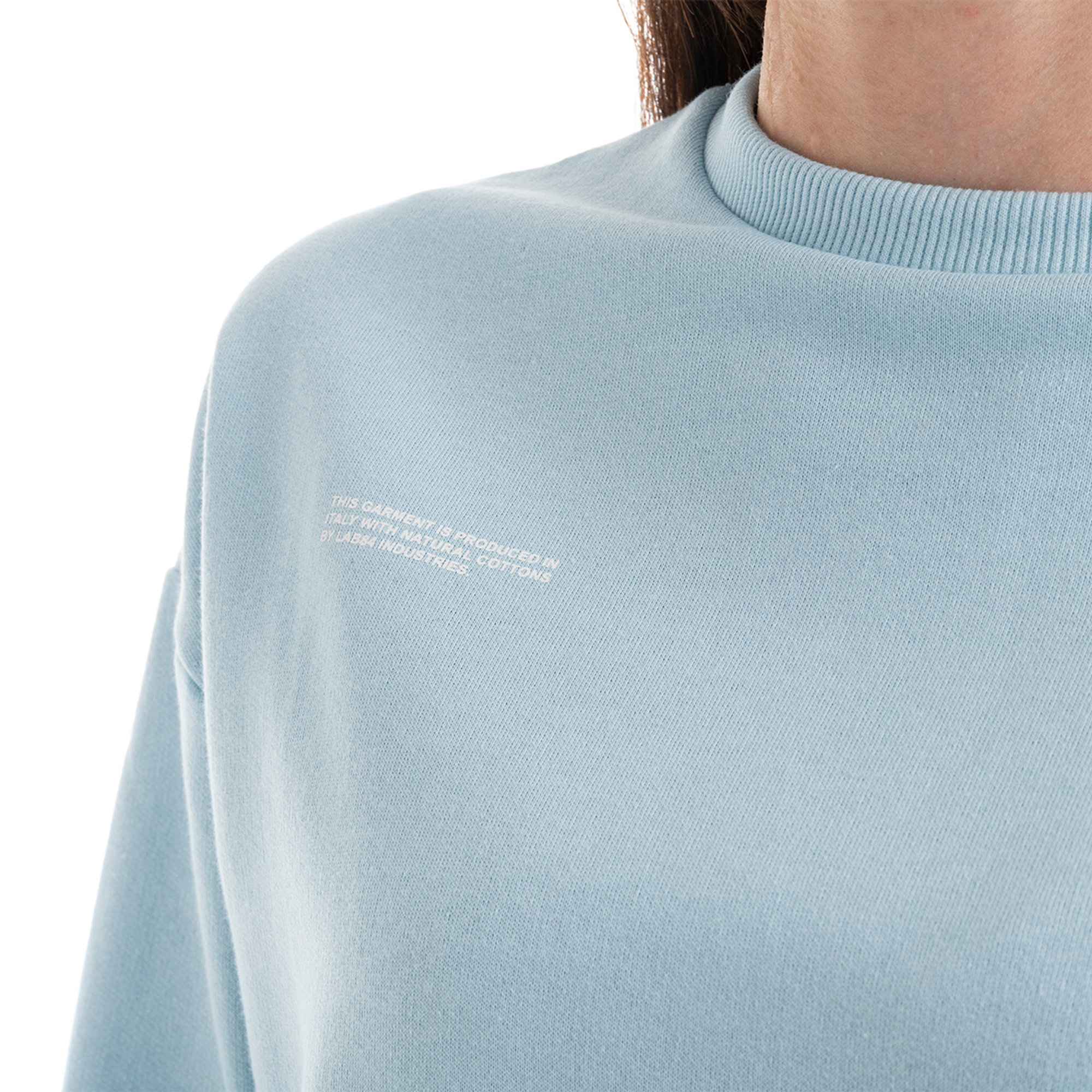 Felpa LAB84 unisex azzurra LAB84 vista5