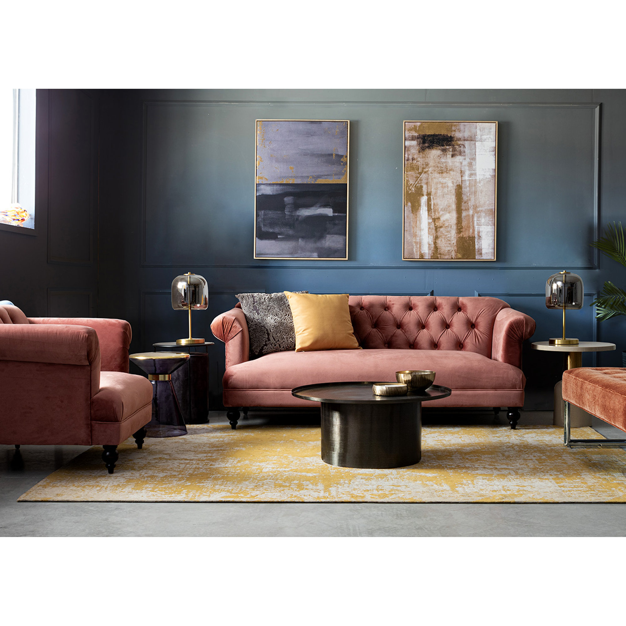 Quadro con cornice grassetto 743 62x92 Tendenza black vista3