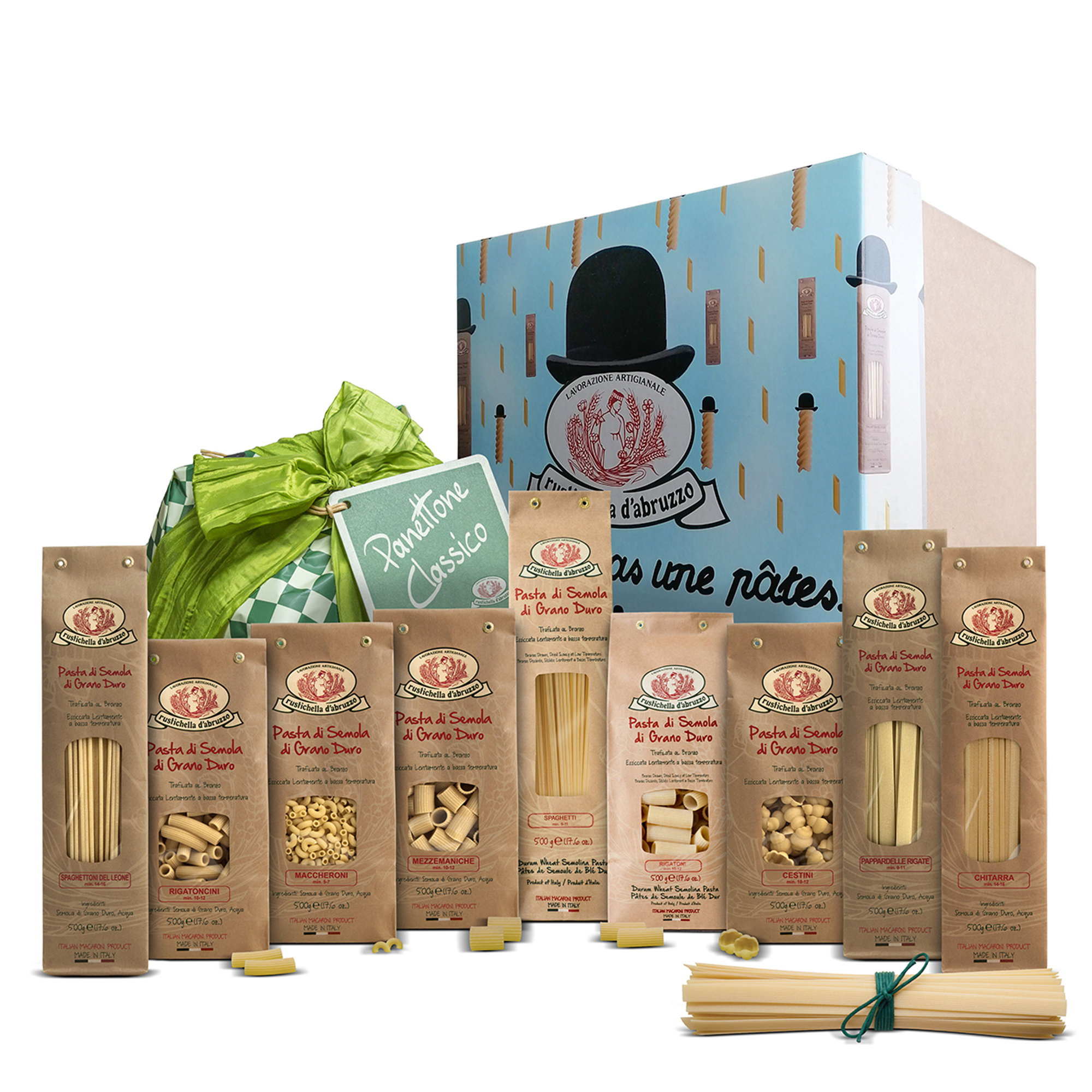 Gift Box Vargas con Panettone Rustichella d'Abruzzo vista0