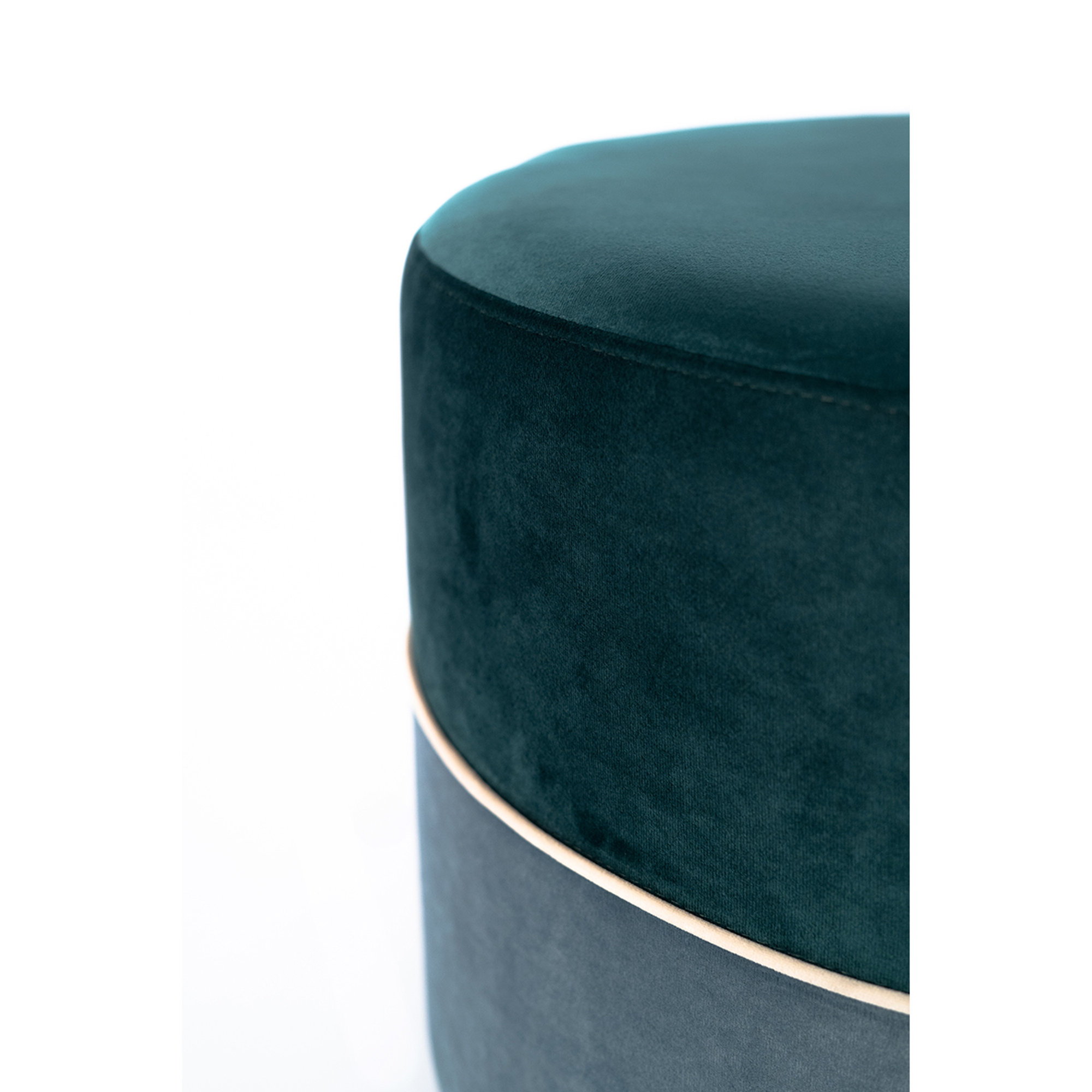 Pouf verde charo/verde scuro Stones Arredamenti vista1