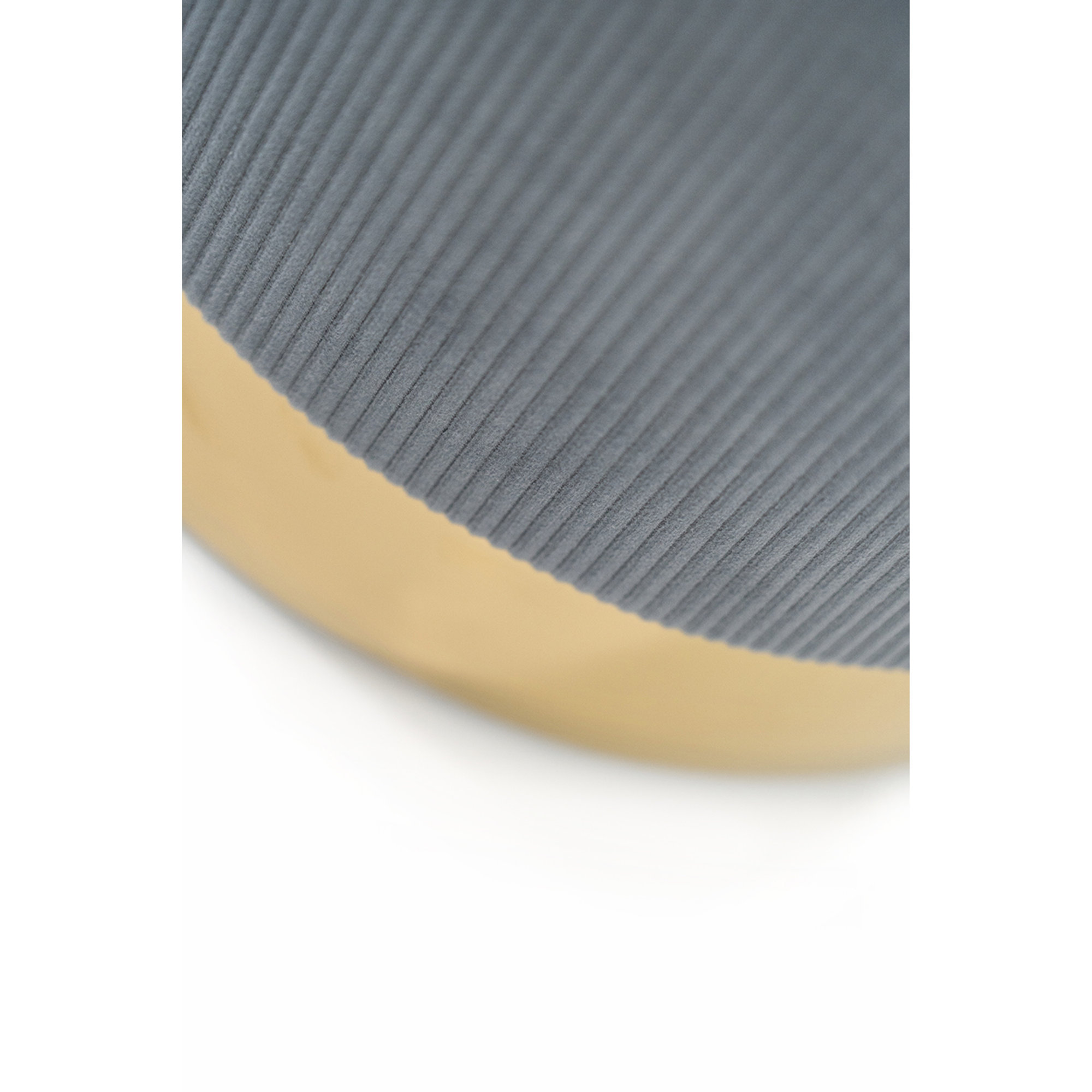 Pouf grigio/oro Stones Arredamenti vista2