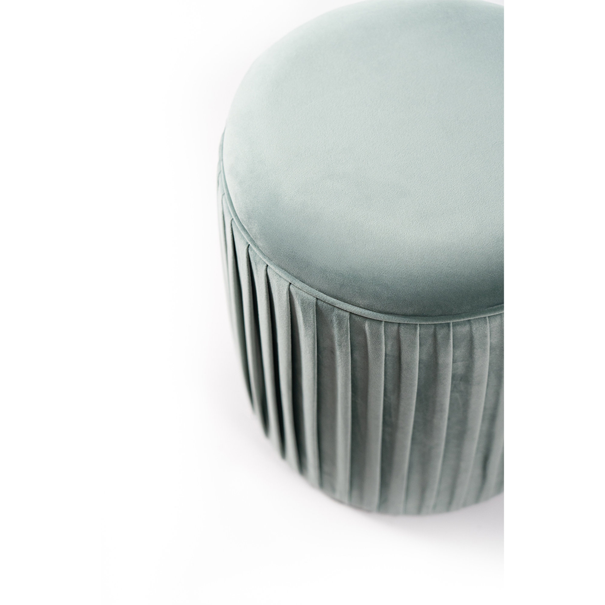pouf, verde acqua Stones Arredamenti vista1