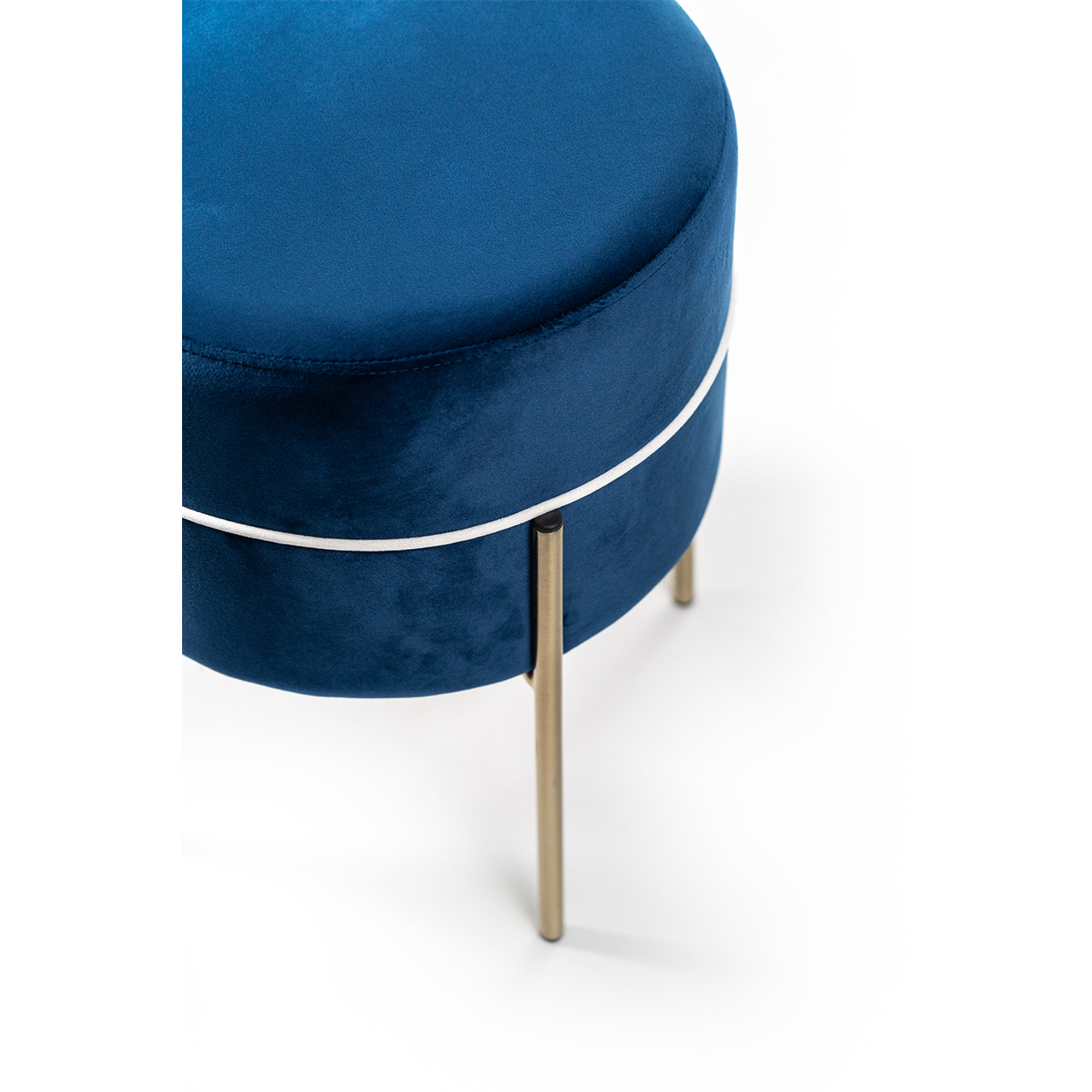 pouf, azzurro/oro Stones Arredamenti vista2