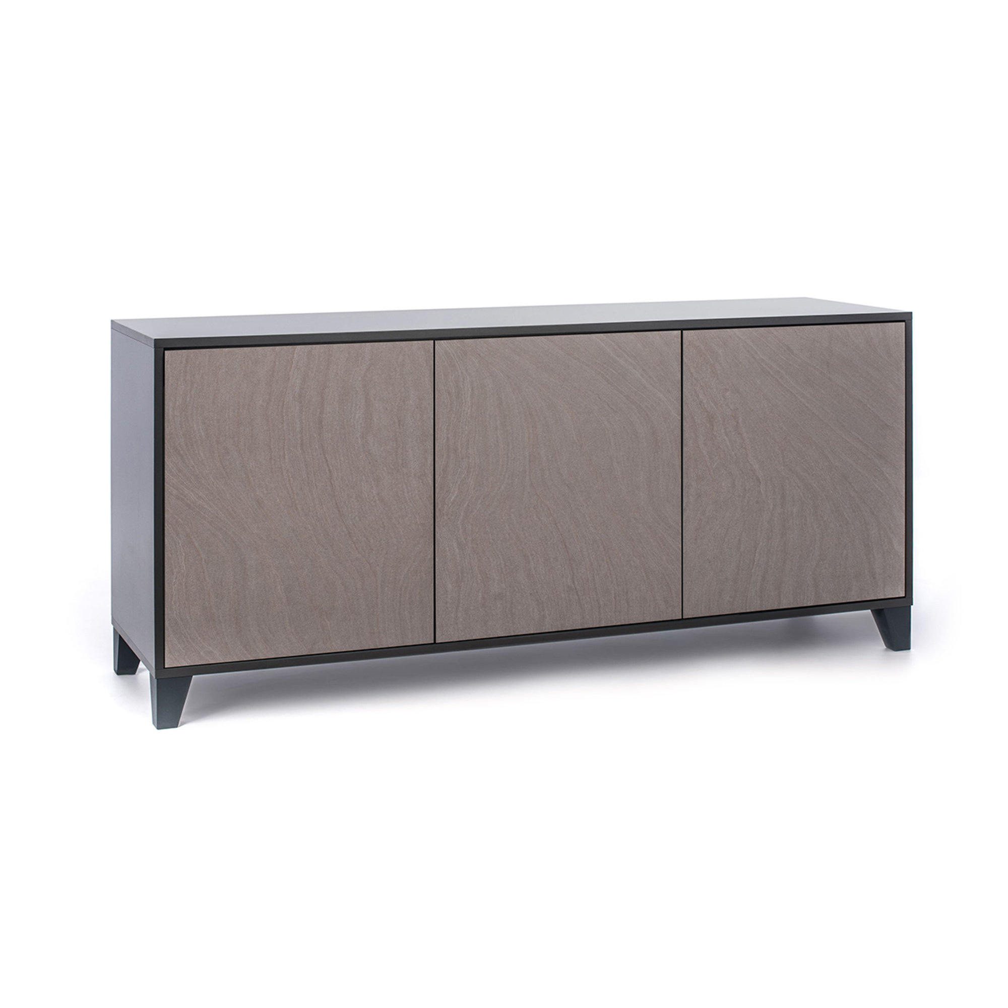 Camoscio Madia 3 (165 x 76 H cm), grigio chiaro/antracite Stones Arredamenti vista0