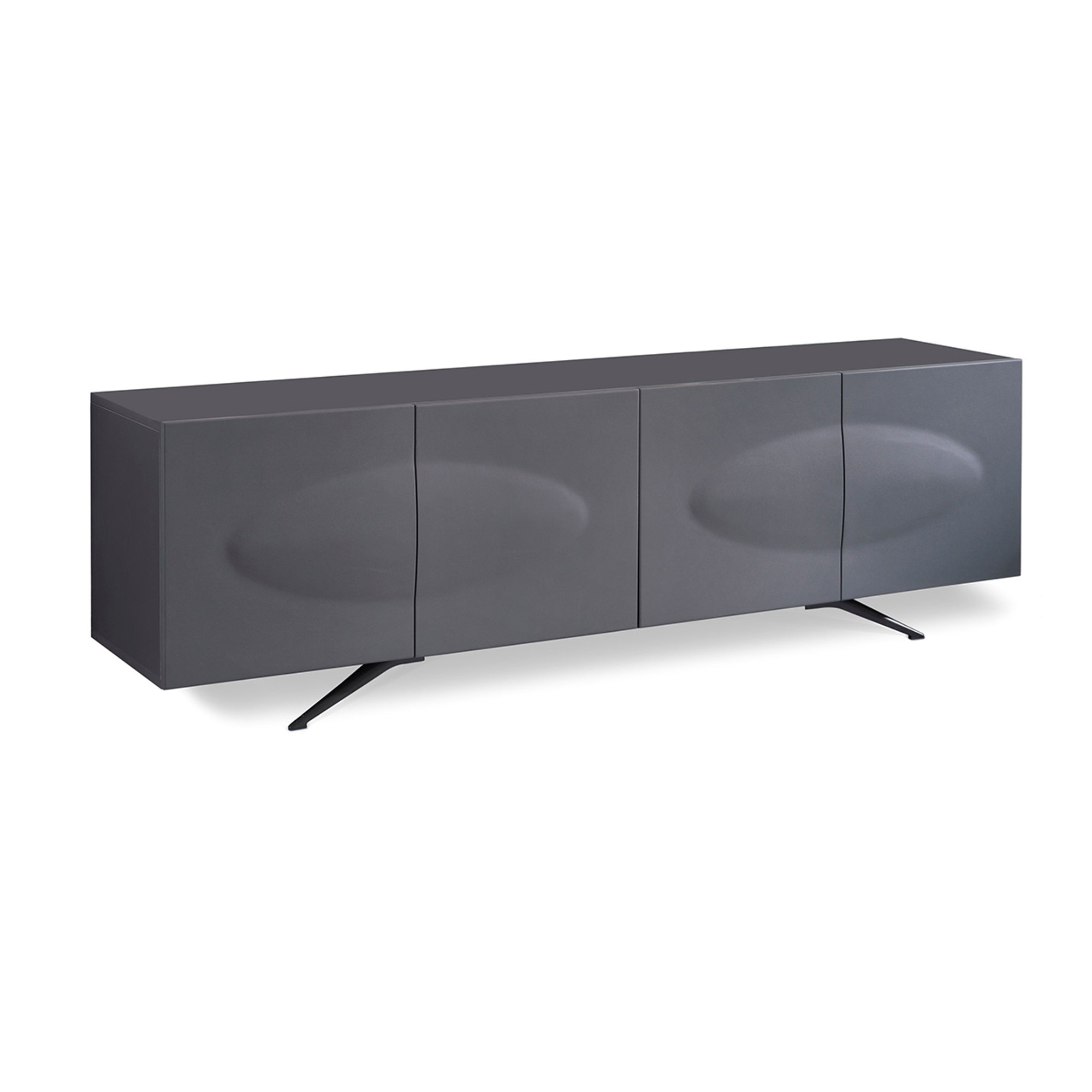 Madia 4 ante (201 x 62 H cm), grigio scuro Stones Arredamenti vista0