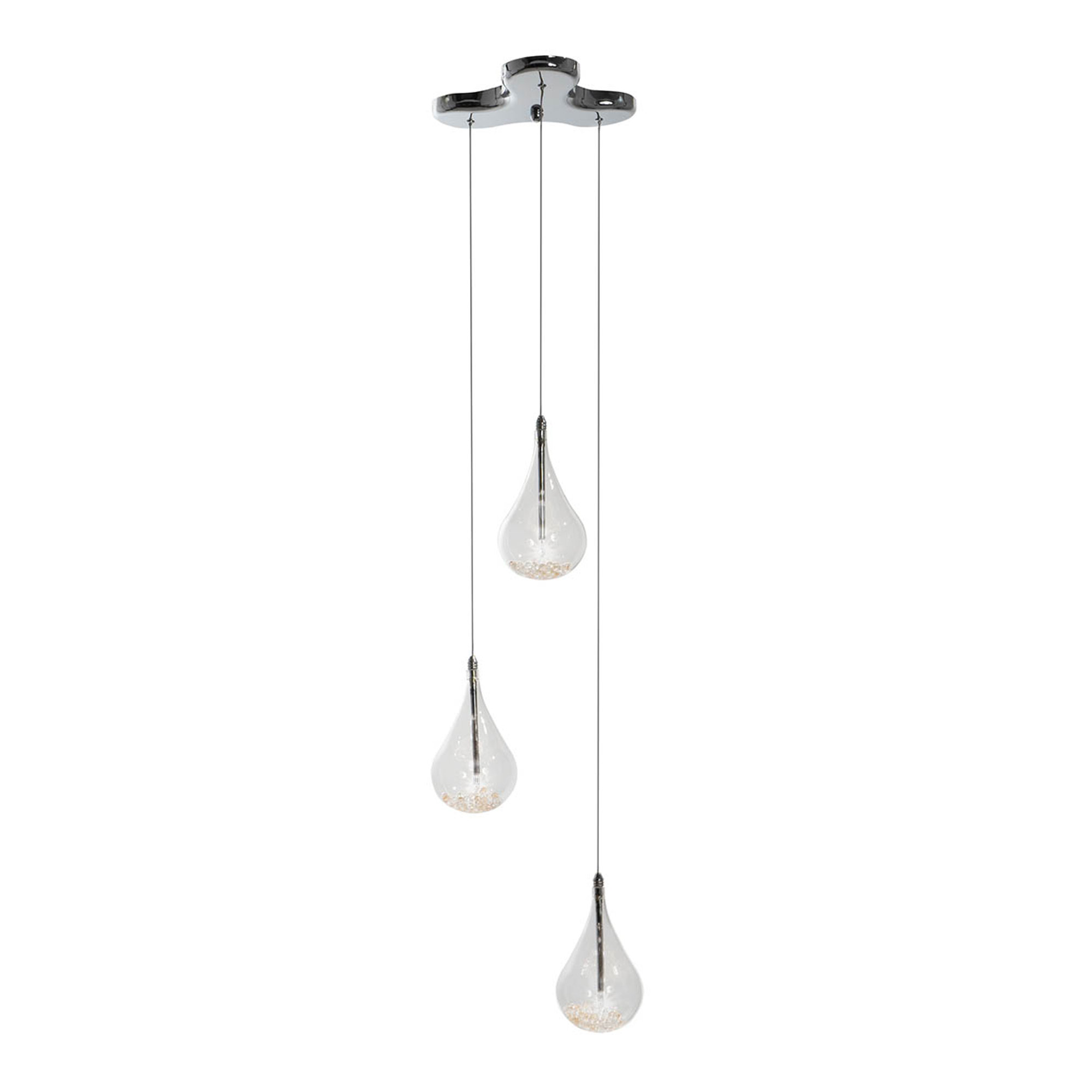Lampada a sospensione, trasparente Stones Arredamenti vista1