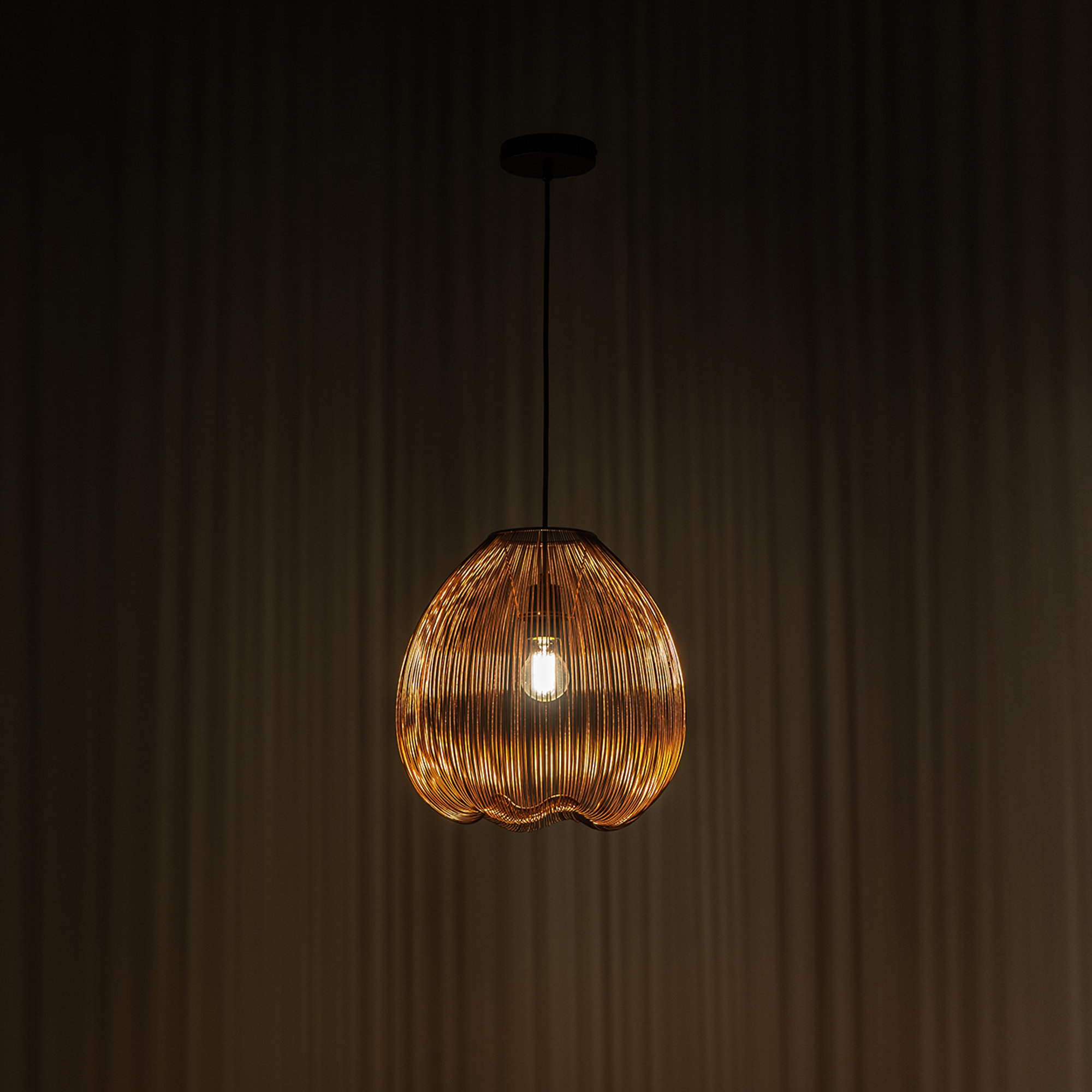 Lampada a sospensione, ottone Stones Arredamenti vista2