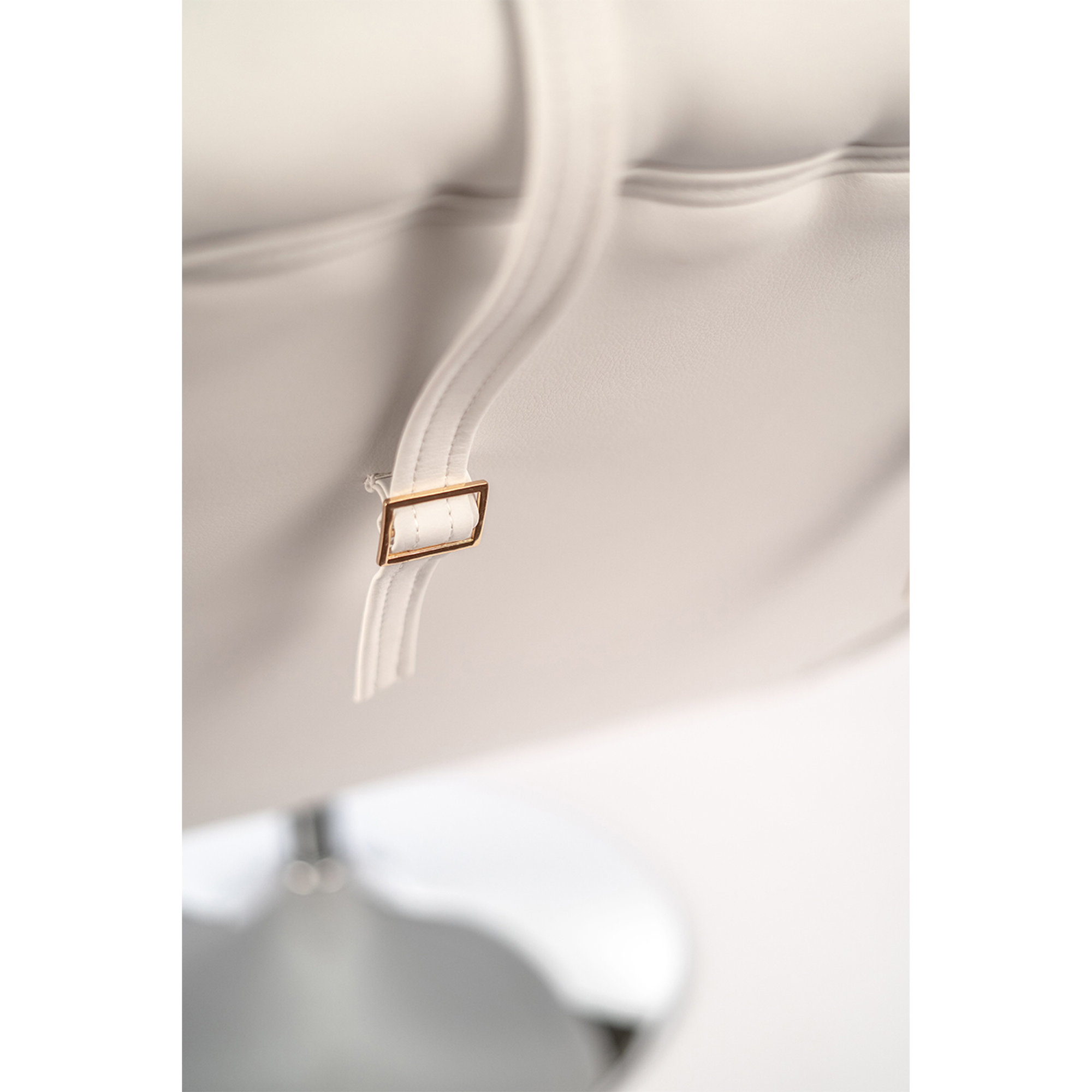 Chaise longue bianco/cromo Stones Arredamenti vista5