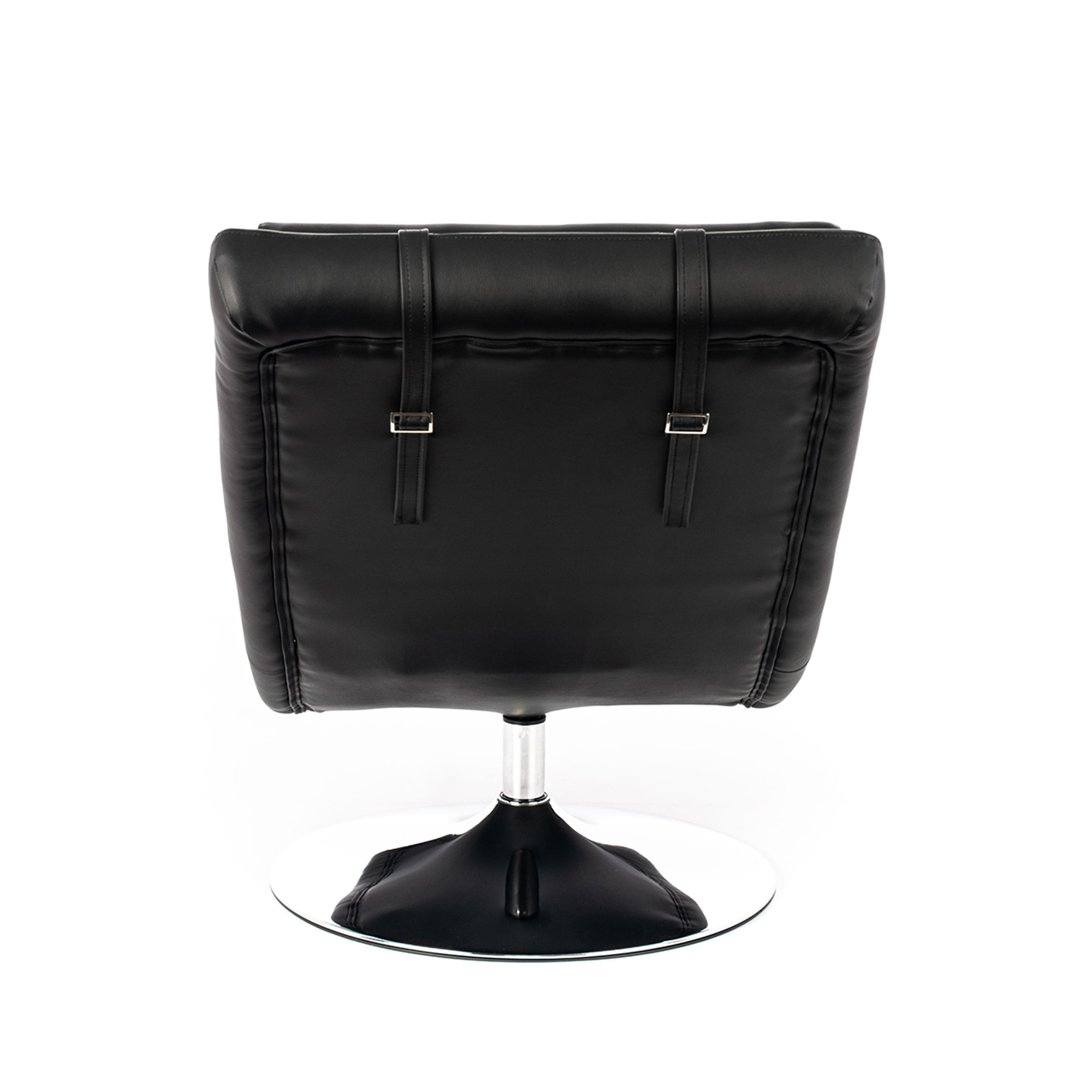 Chaise longue nero/cromato Stones Arredamenti vista4