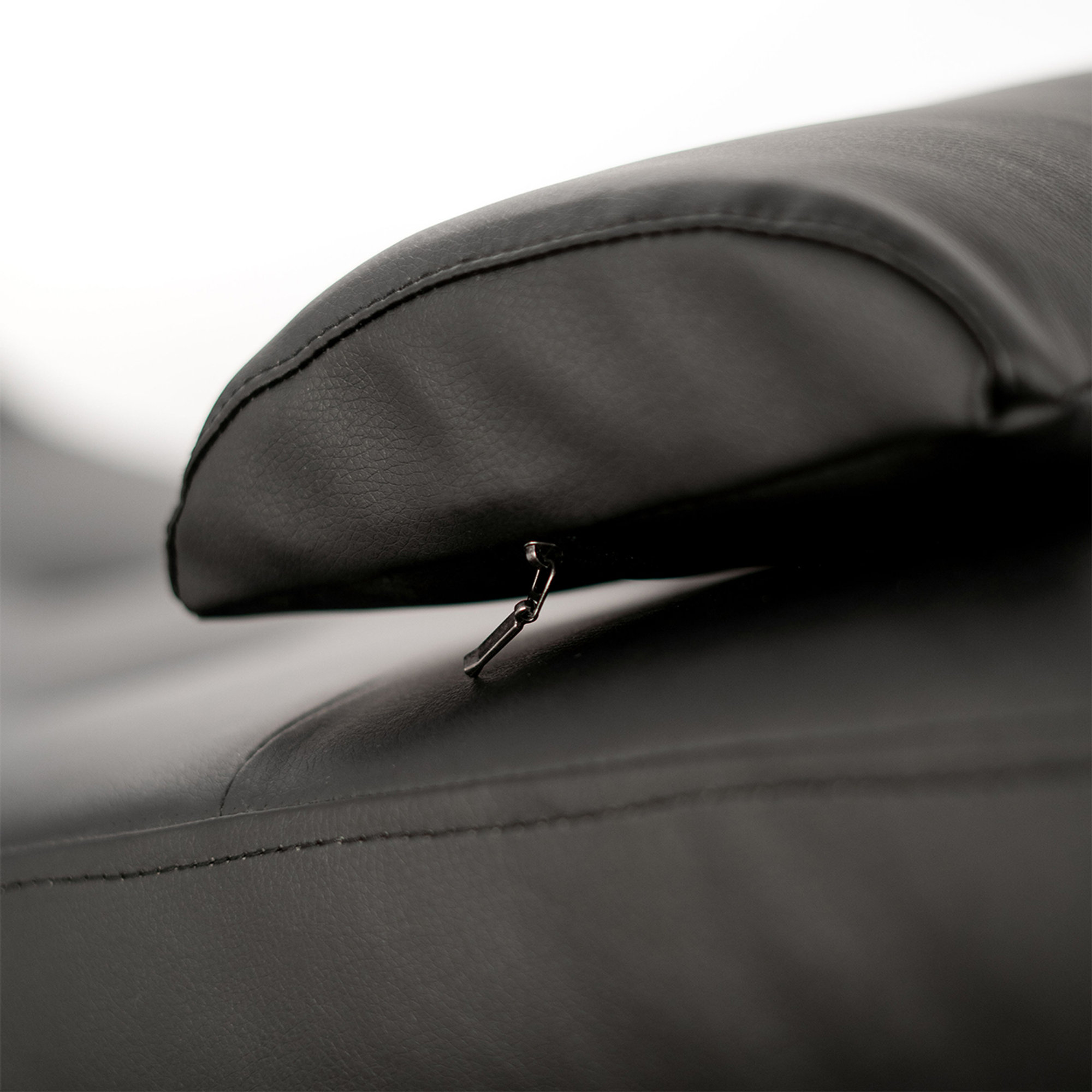 Chaise longue nero/cromato Stones Arredamenti vista7