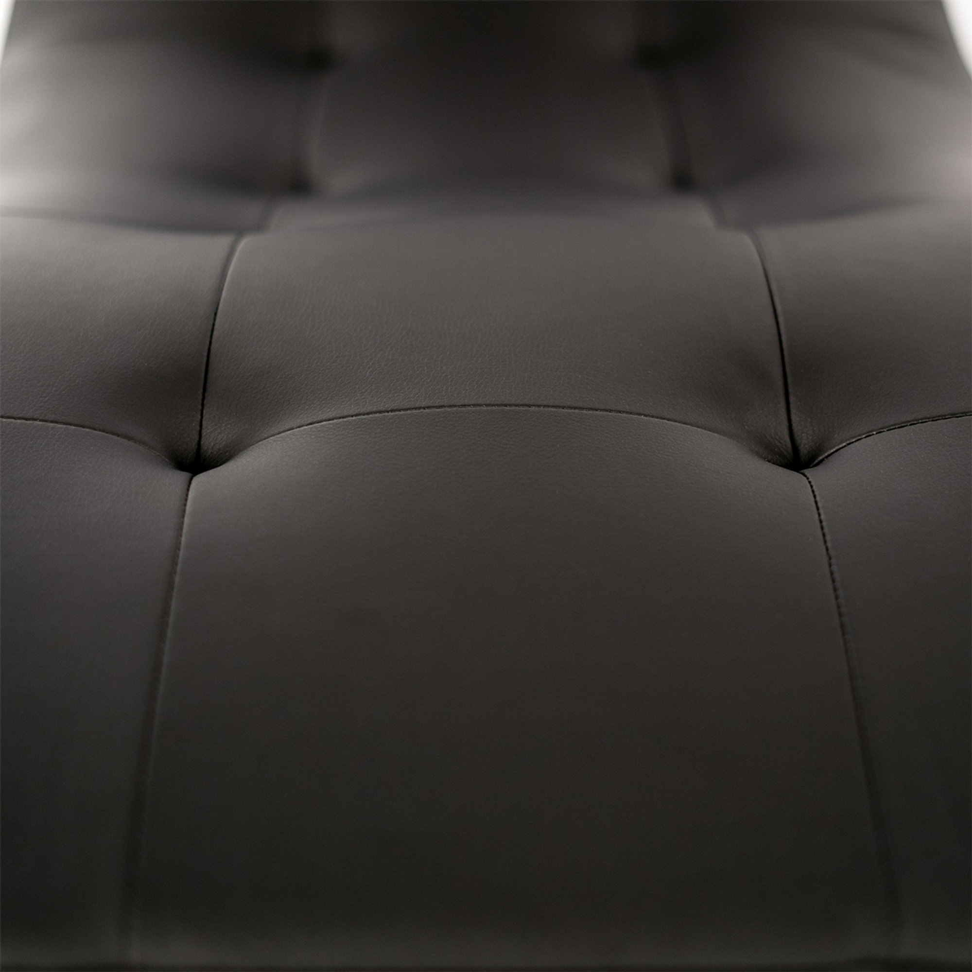 Chaise longue nero/cromato Stones Arredamenti vista8