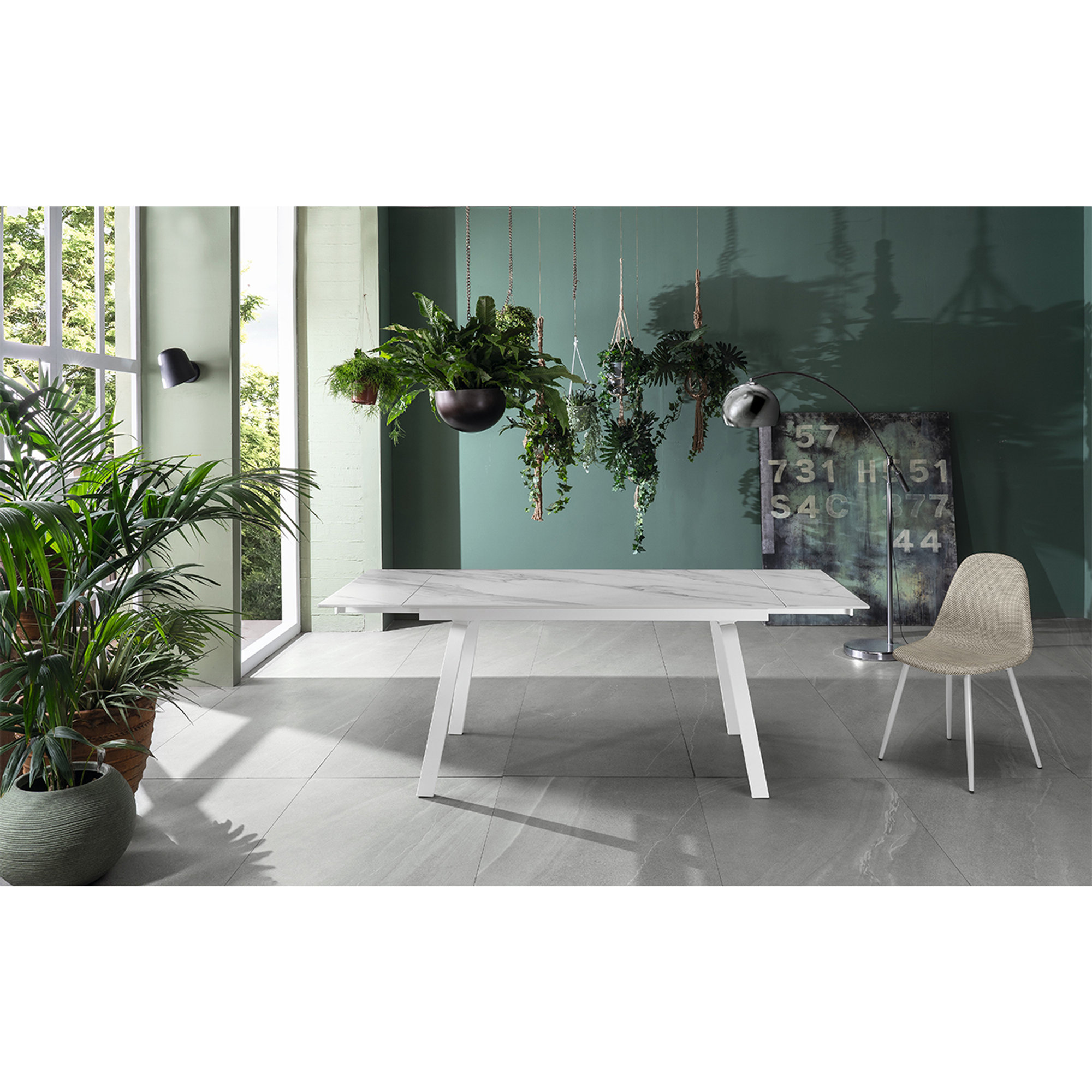 Tavolo Allungabile, bianco Stones Arredamenti vista5