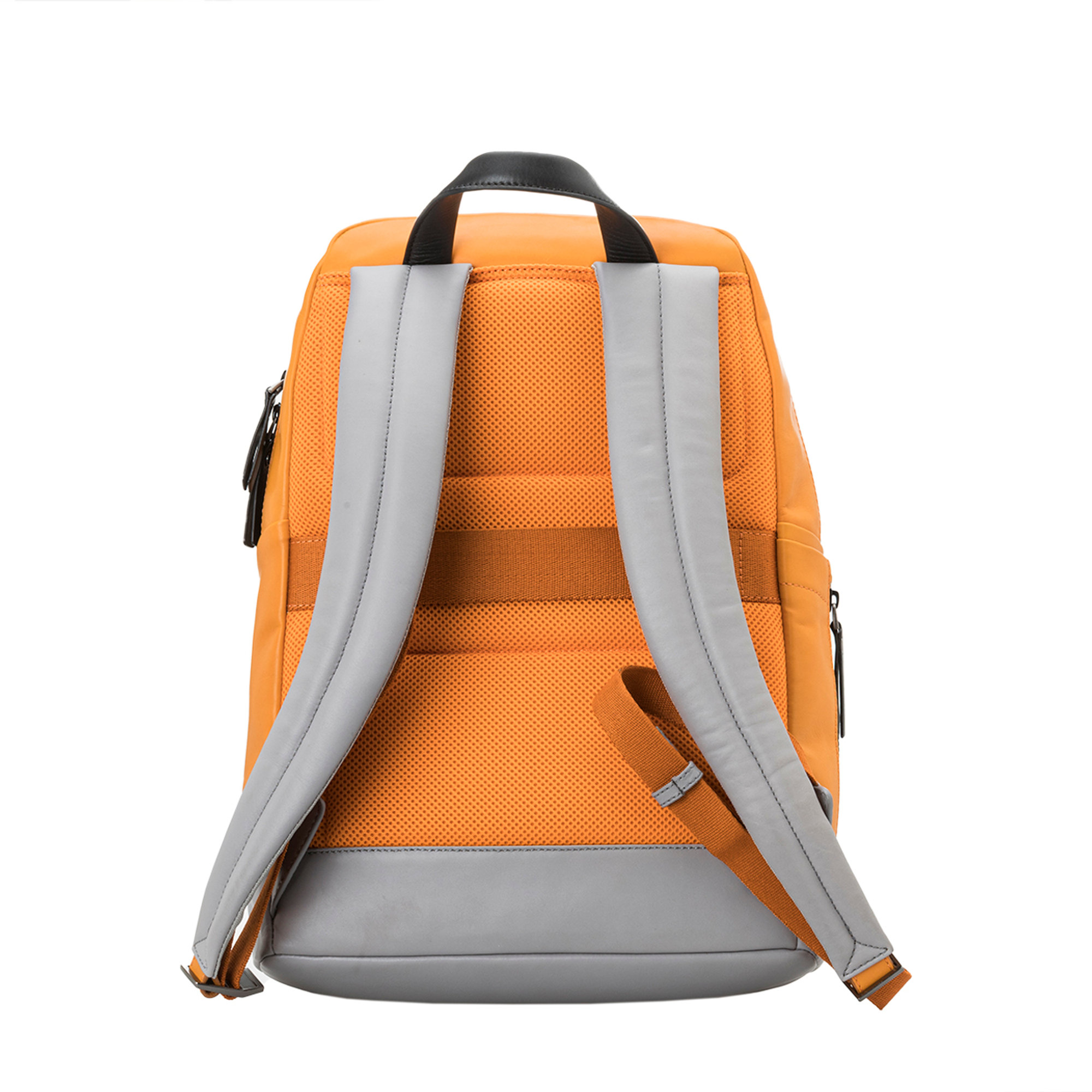 Zaino porta computer con protezione antiurto arancione Piquadro vista2