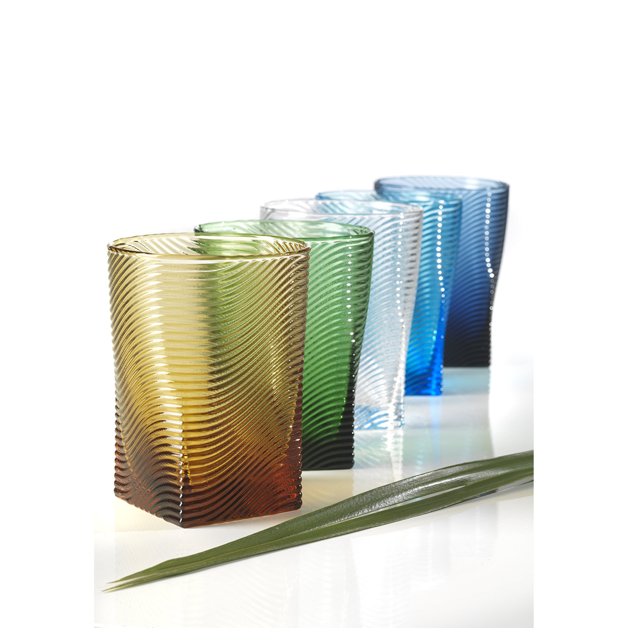 Set 6 bicchieri acqua Laguna h.10,5, assortiti Onlylux vista7
