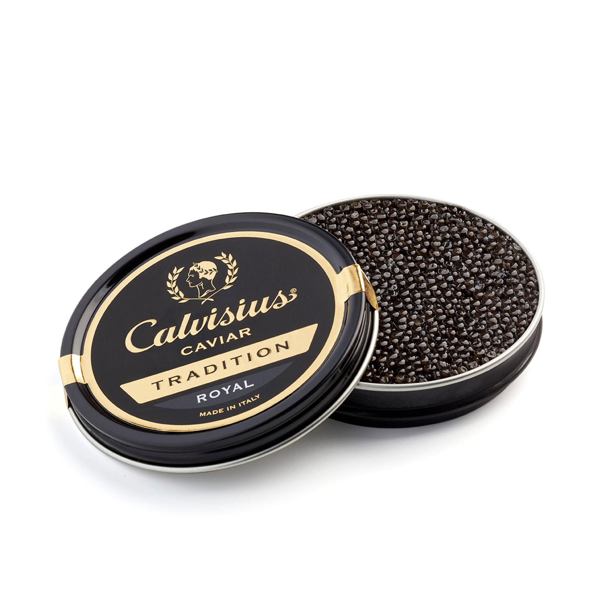Latta 100 gr - "Tradition Royal" Linea Calvisius con Original Tin Calvisius vista1