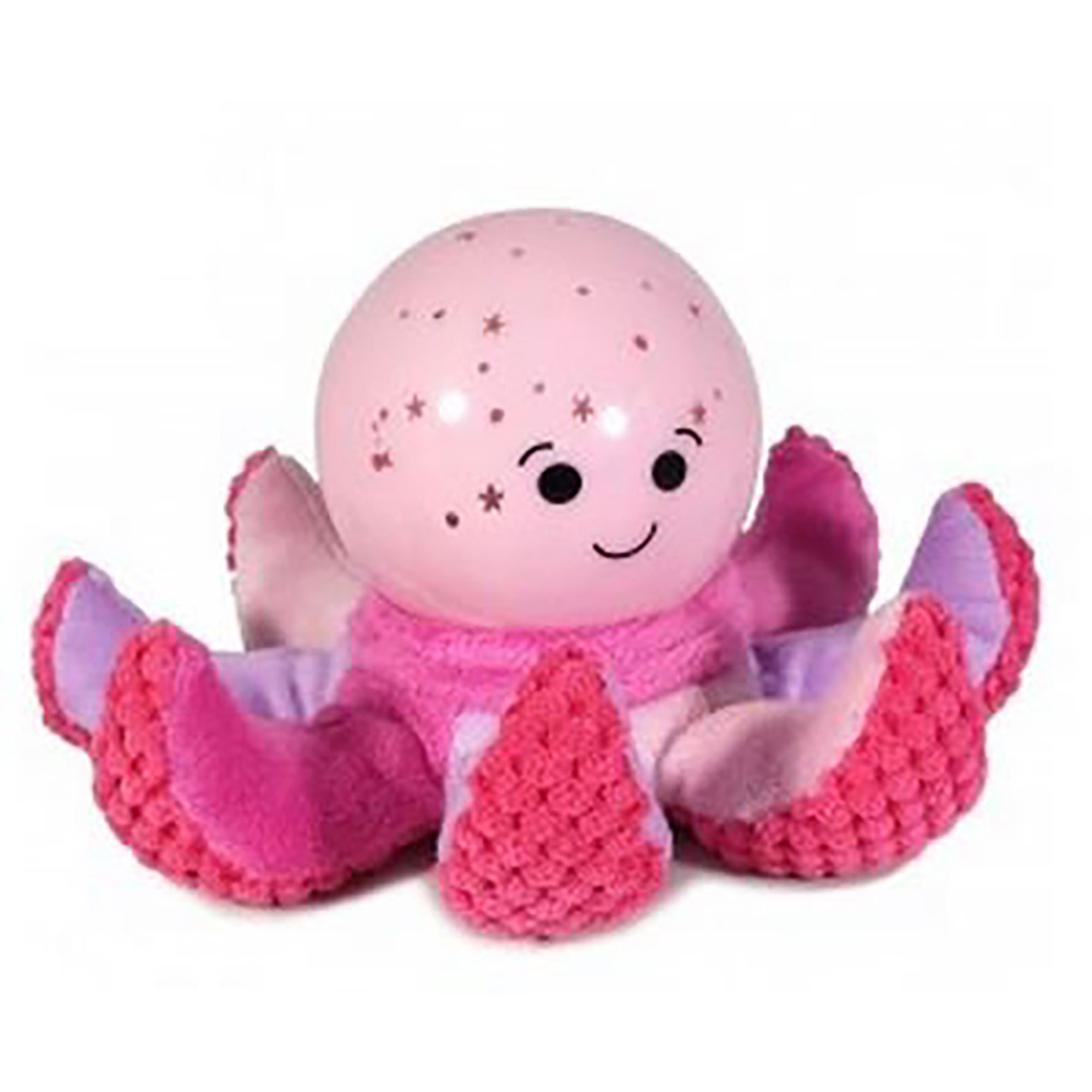 Veilleuse en peluche rose poulpe North Star vista0