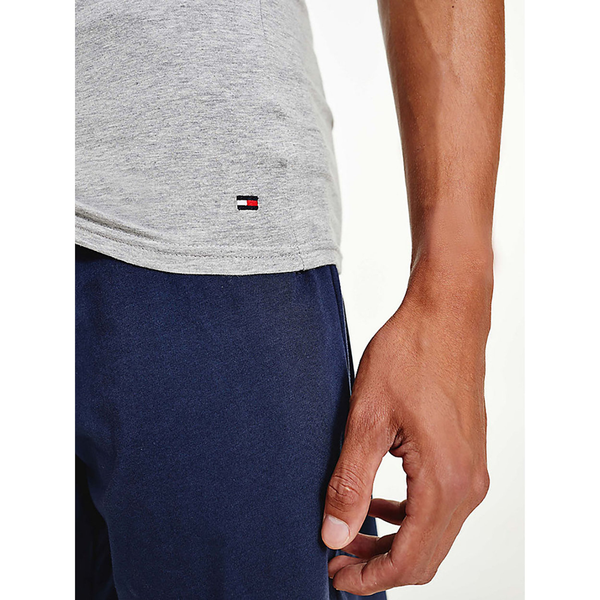 Tommy Hilfiger Set di 3 Pezzi T-Shirt Stretch CN Tee Nero/Bianco/Grigio Tommy Hilfiger  vista1