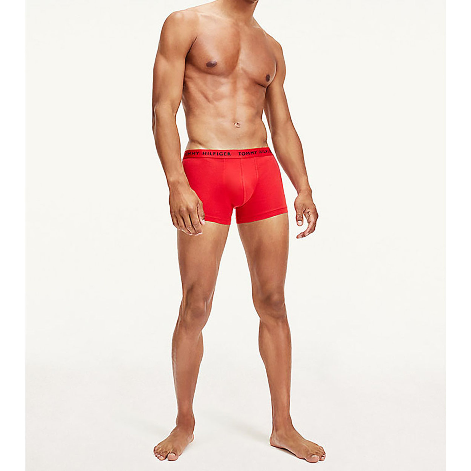 Tommy Hilfiger Set 3 pezzi Boxer Rosso/Bianco/ Blu Navy Tommy Hilfiger  vista2