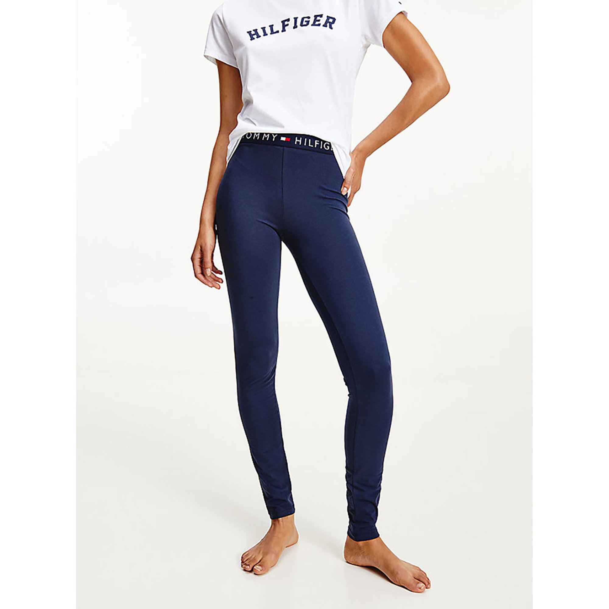 Leggings Tommy Hilfiger blu navy Tommy Hilfiger  vista3