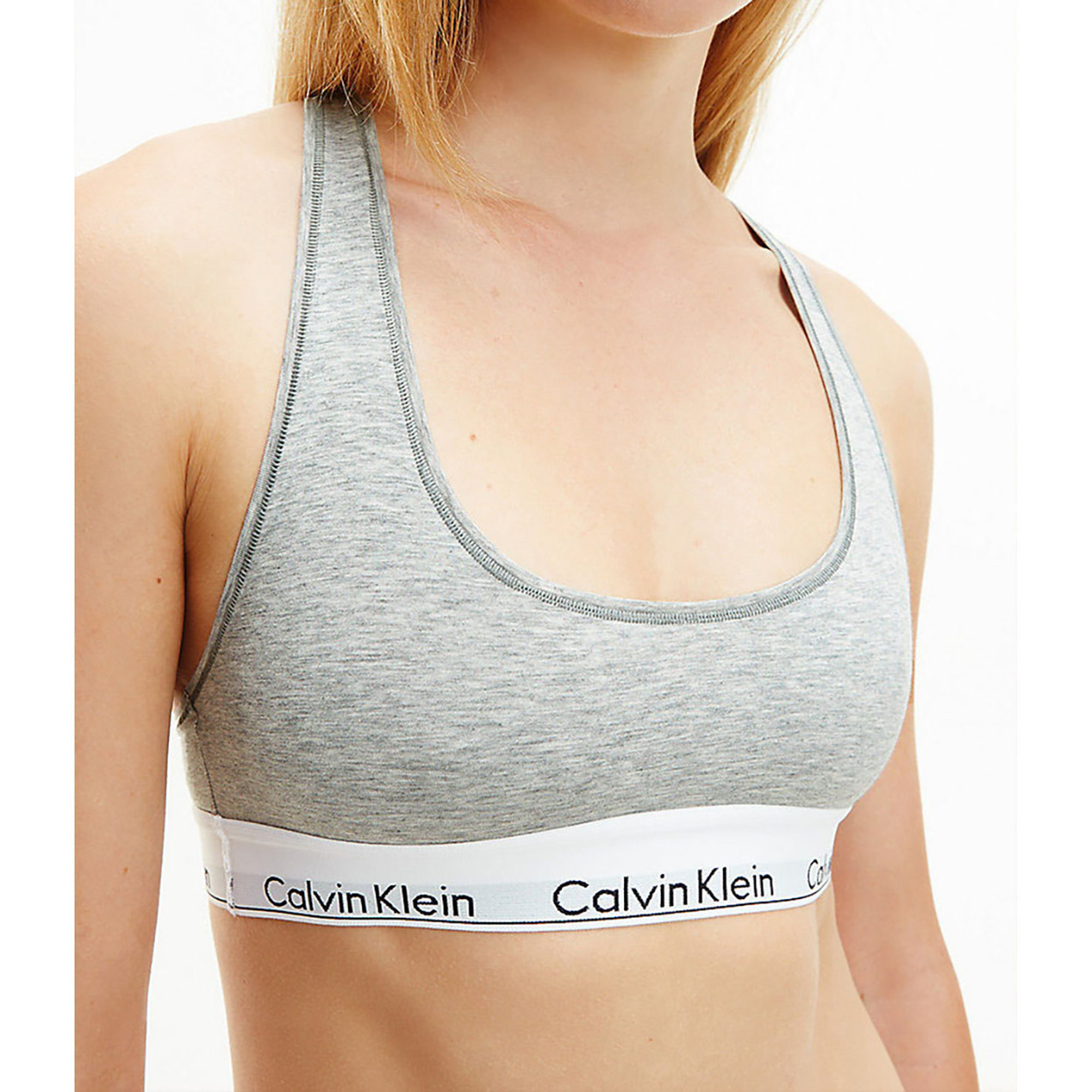 Calvin klein bralette grigio Calvin Klein vista1