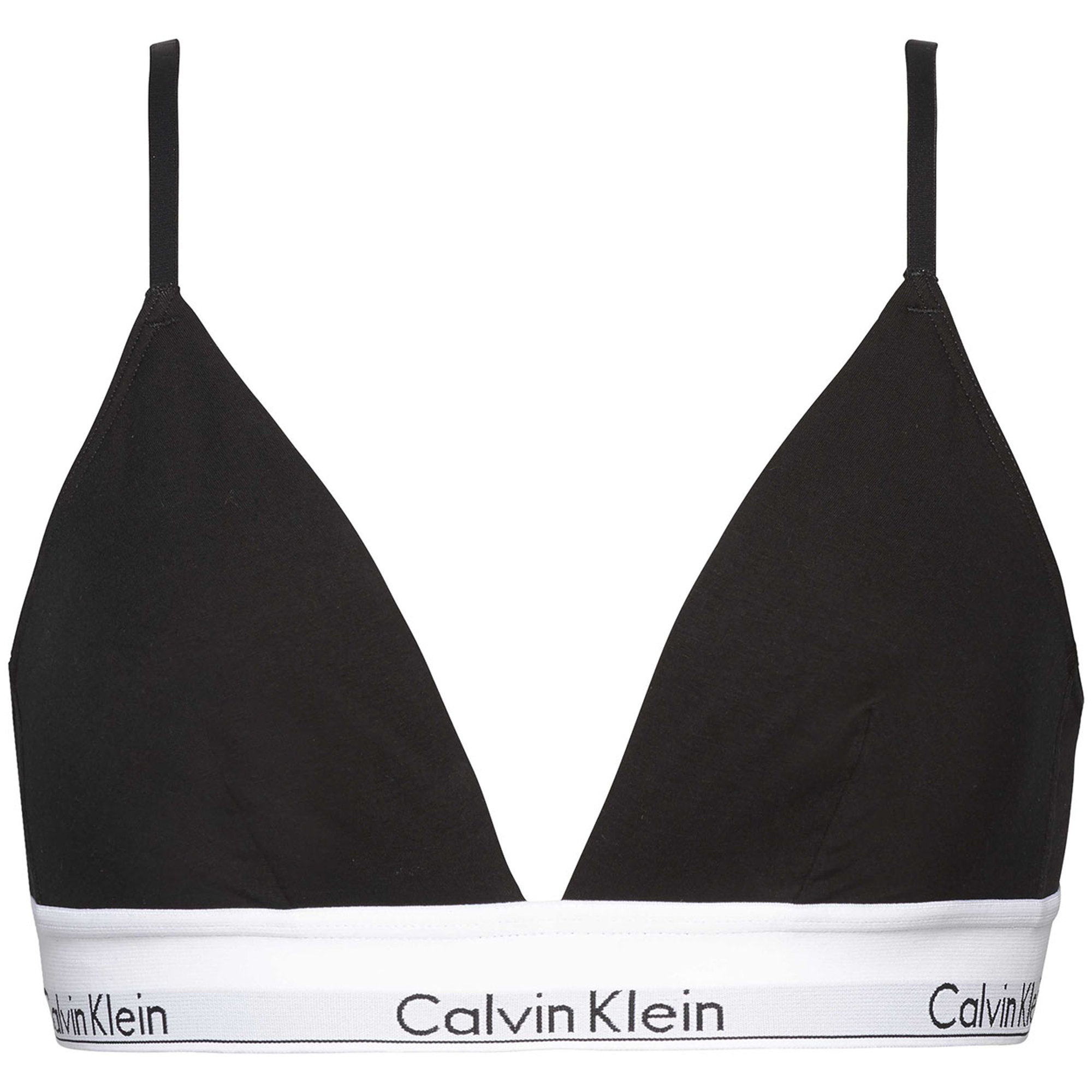 Calvin klein triangle unlined black Calvin Klein vista0