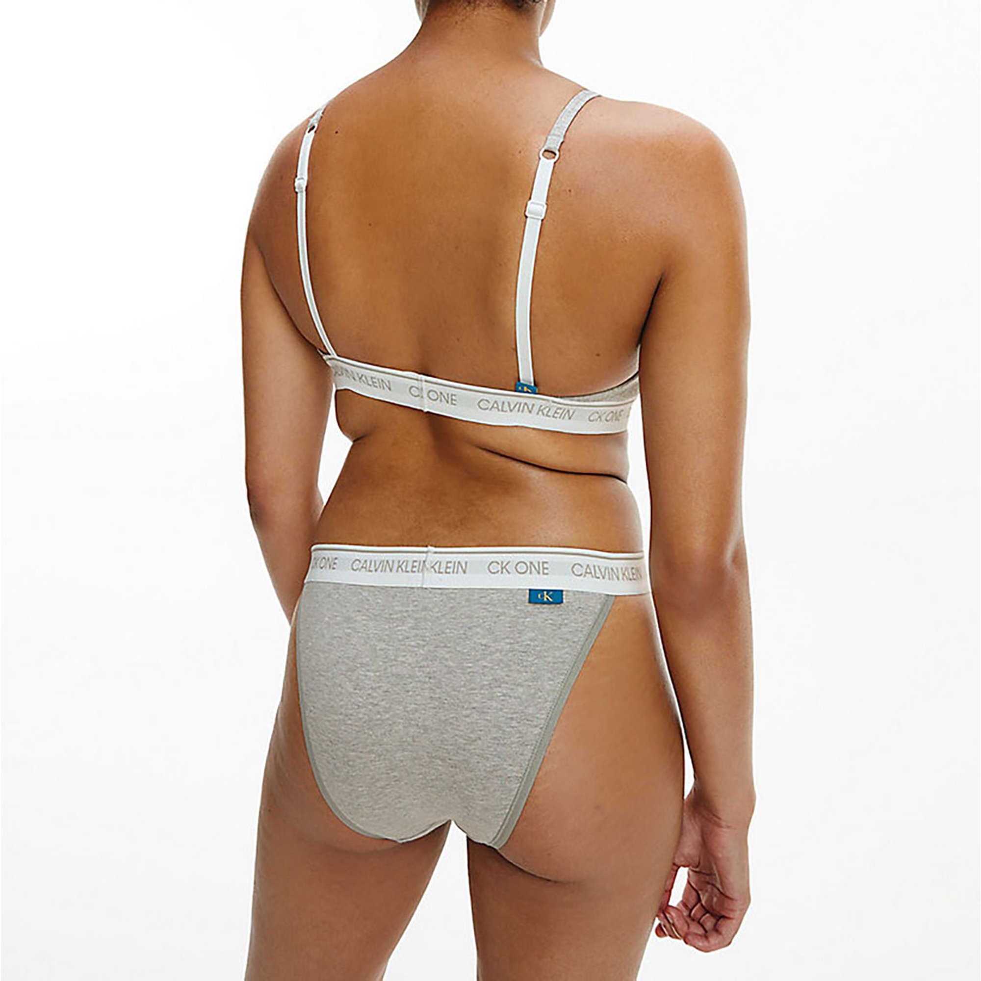 Calvin klein unlined triangle grigio Calvin Klein vista5