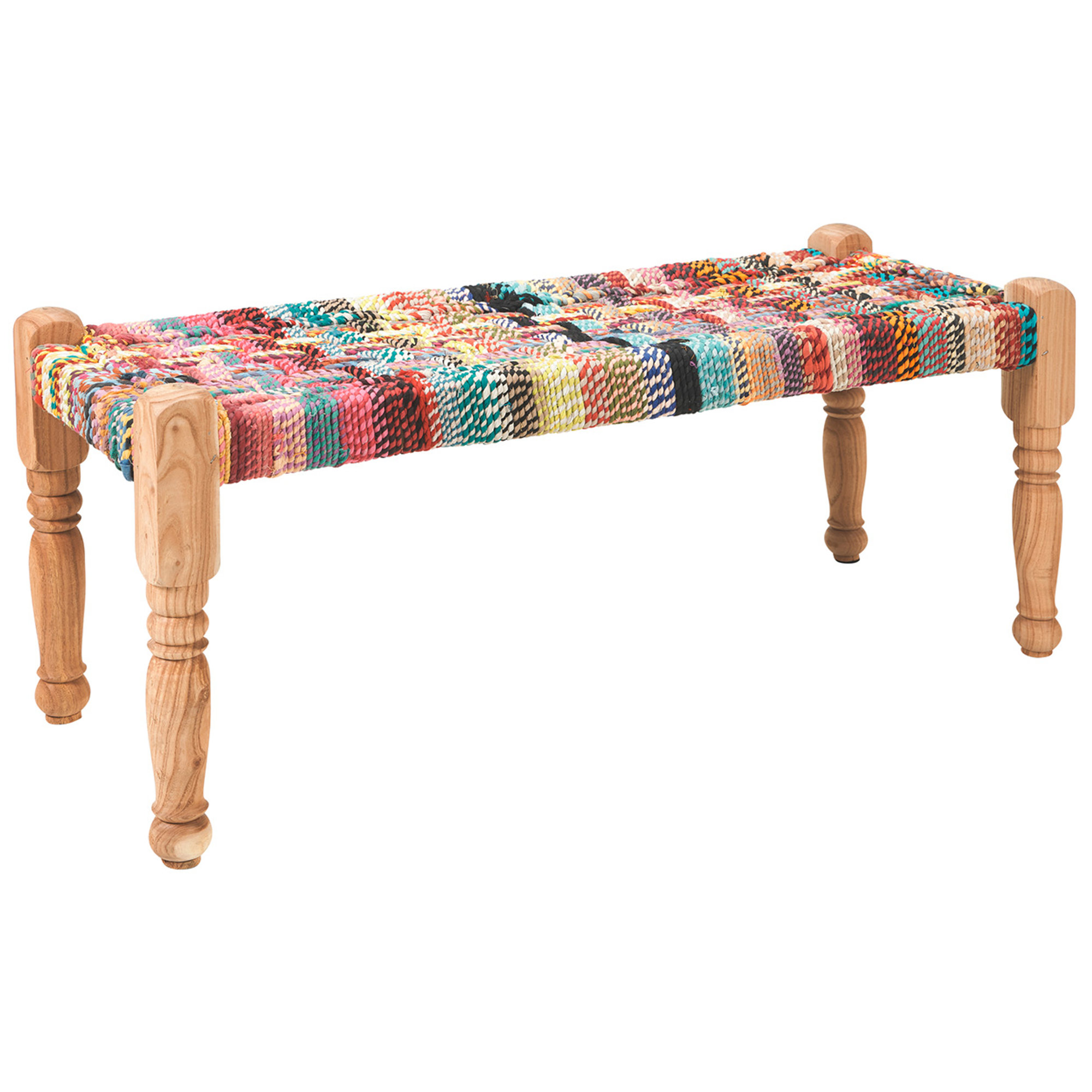 Set da 3 panca e sgabello new item, multicolore Novità Home vista3
