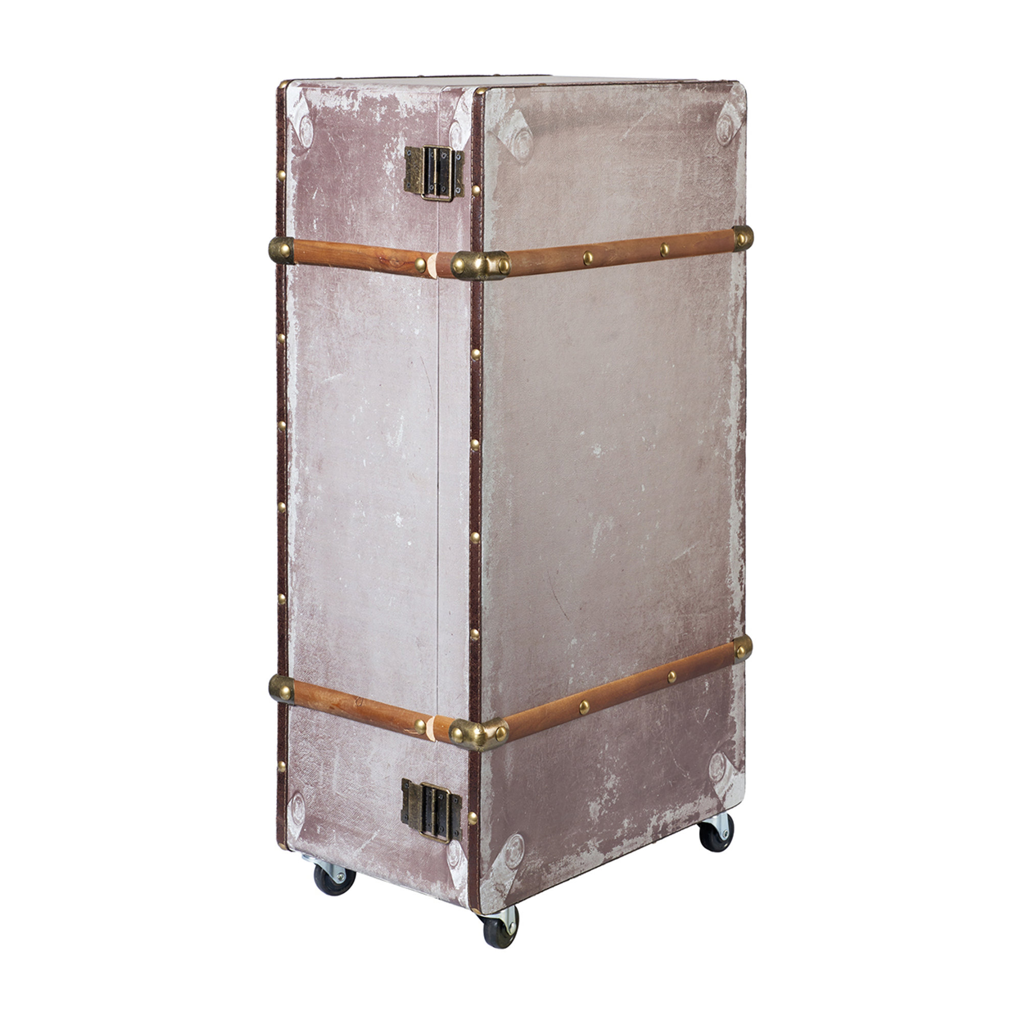 Vintage - baule da viaggio con cassetti, grigio Novità Home Obsoleto vista1