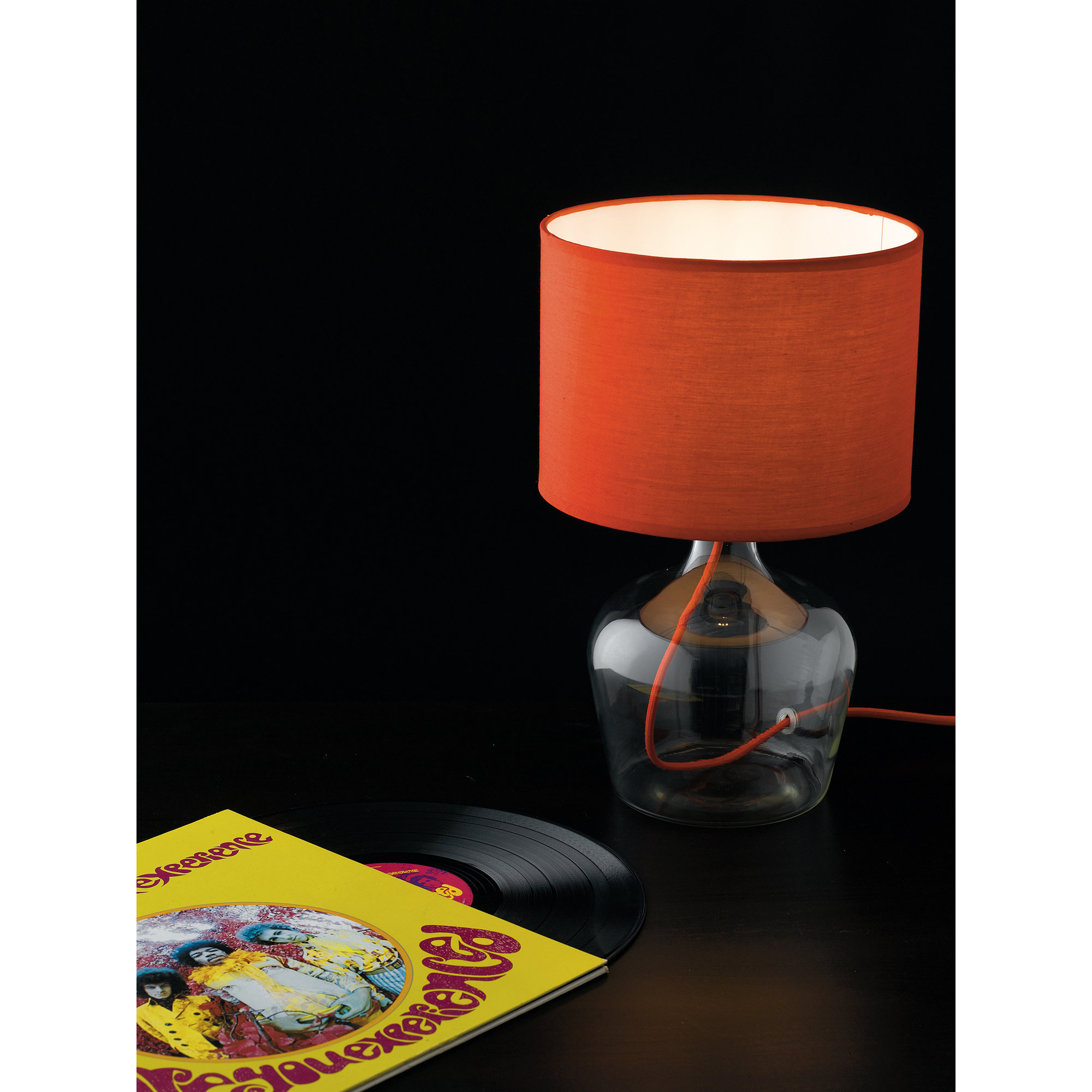Lume Hendrix Rosso 1xe27 Luce Ambiente e Design vista1