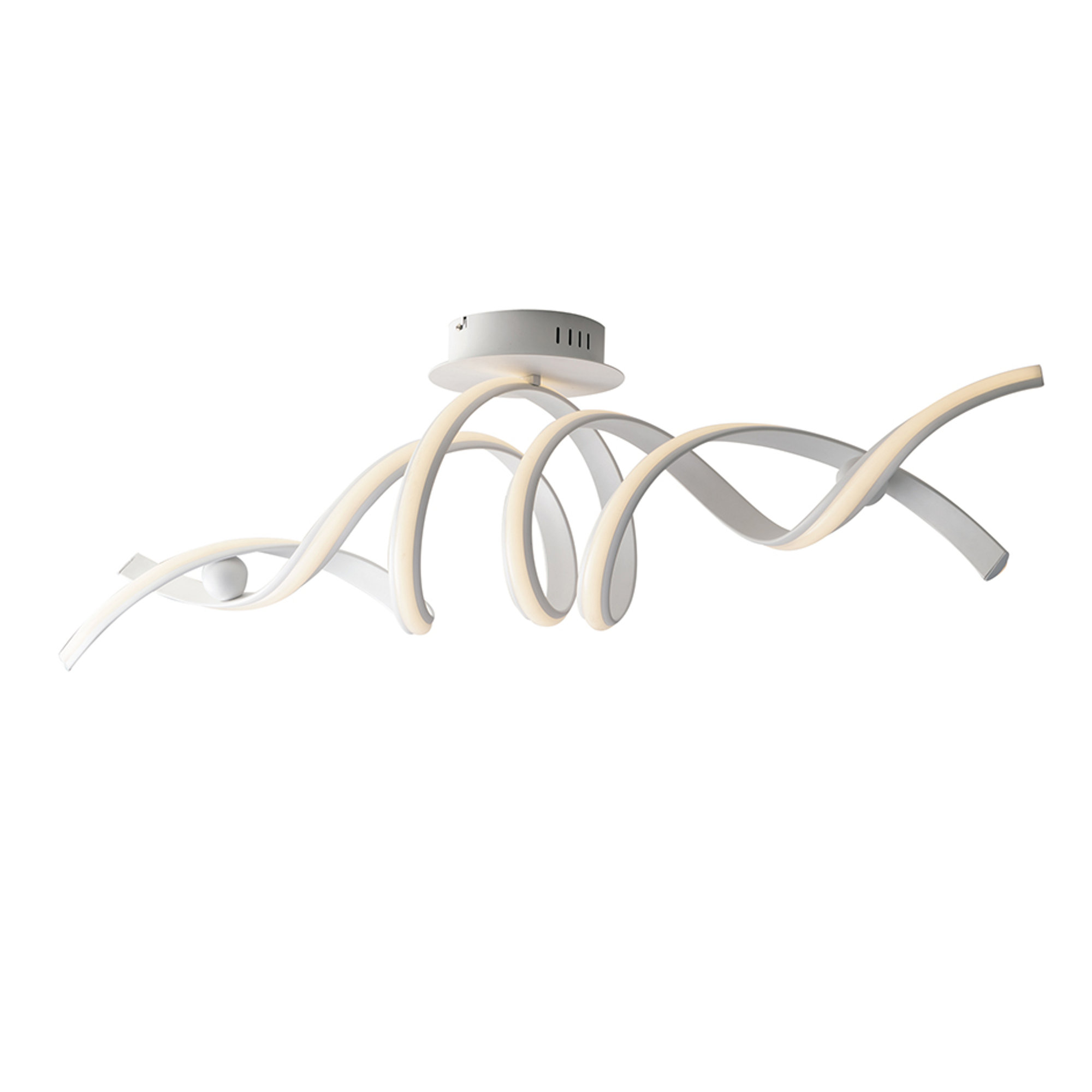 Plafoniera Led Mystral Bianca 36w 2160lm 4000k Luce Ambiente e Design vista0