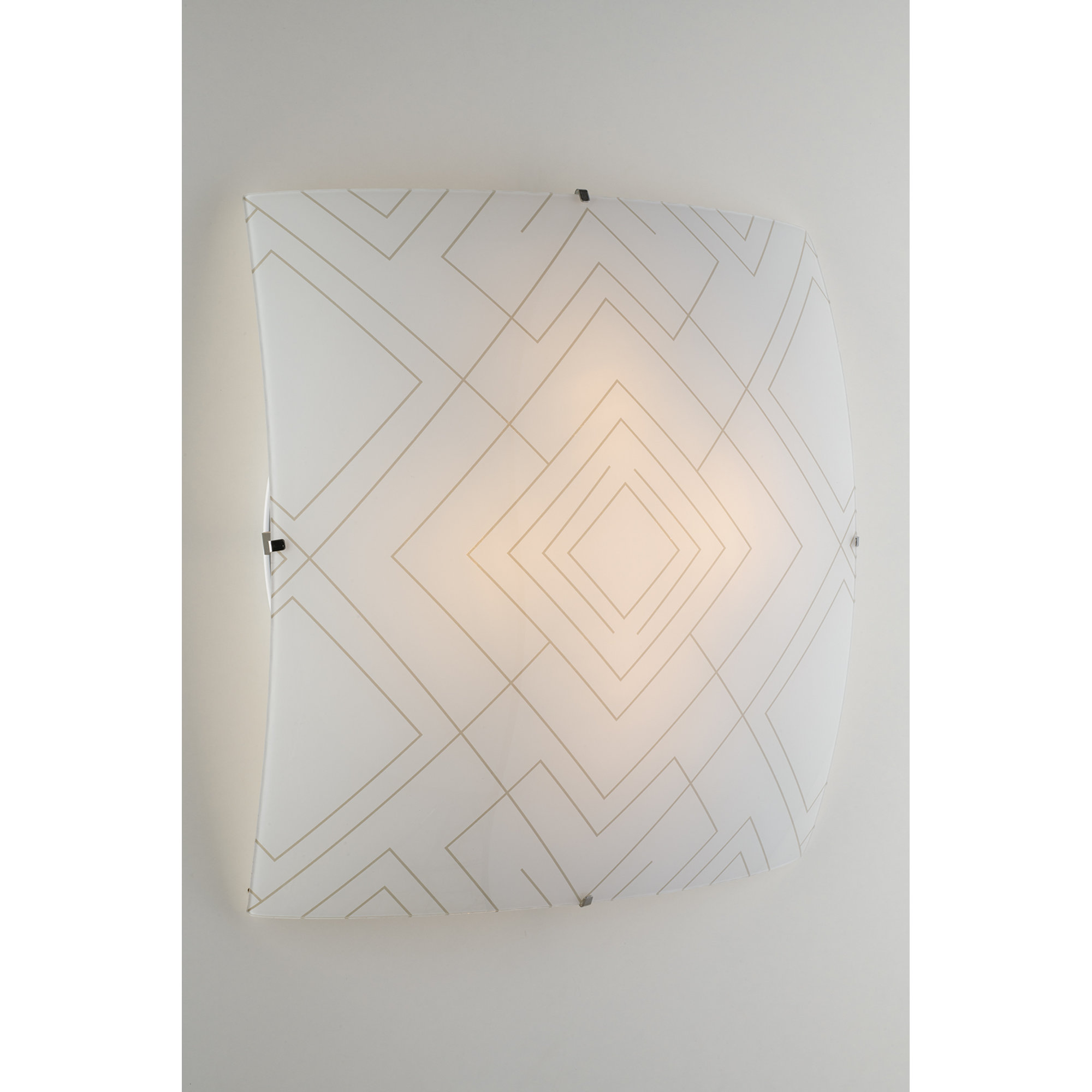 Plafoniera Vector Bianca 4xe27 Luce Ambiente e Design vista1