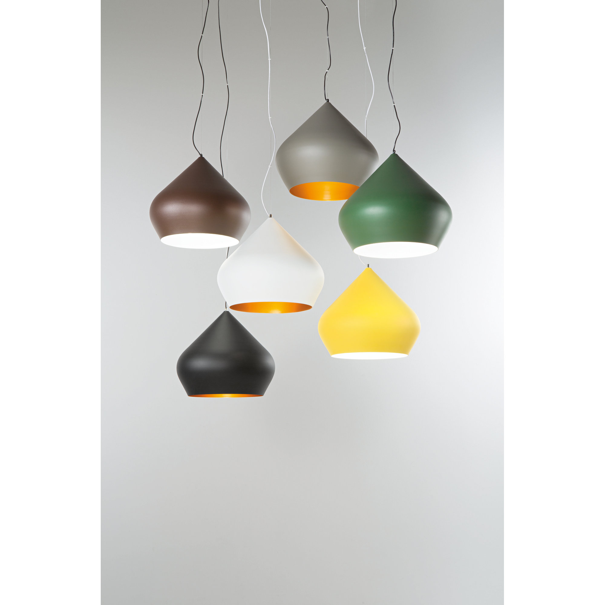 Sospensione Tholos Nera 1xe27 Luce Ambiente e Design vista1