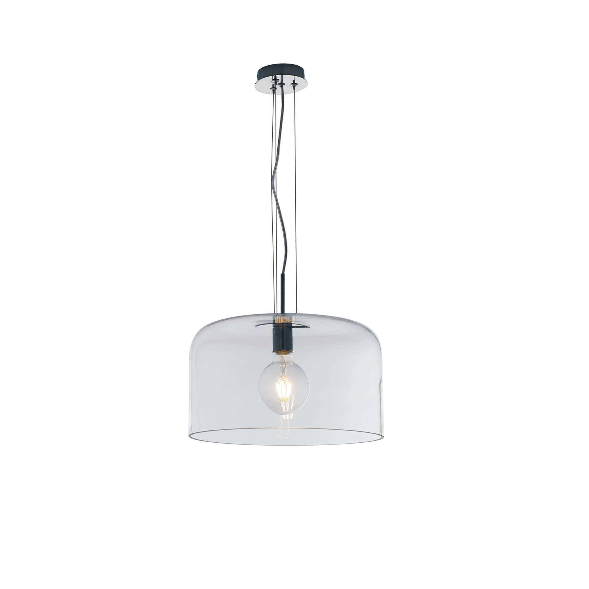 Sospensione Gibus Trasparente 1xe27 Luce Ambiente e Design vista0