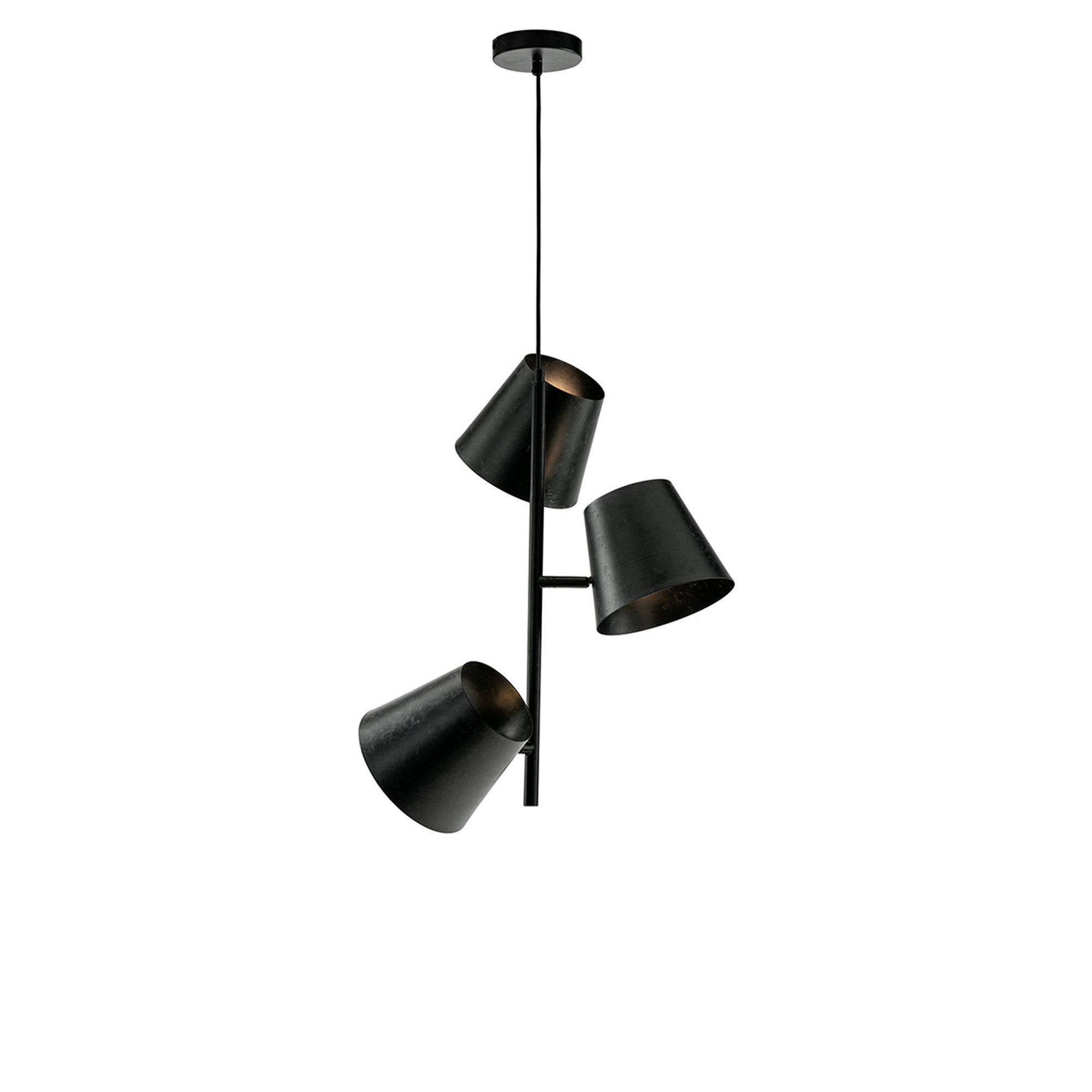 Suspension Colt Gris 3xe27 Luce Ambiente e Design vista0
