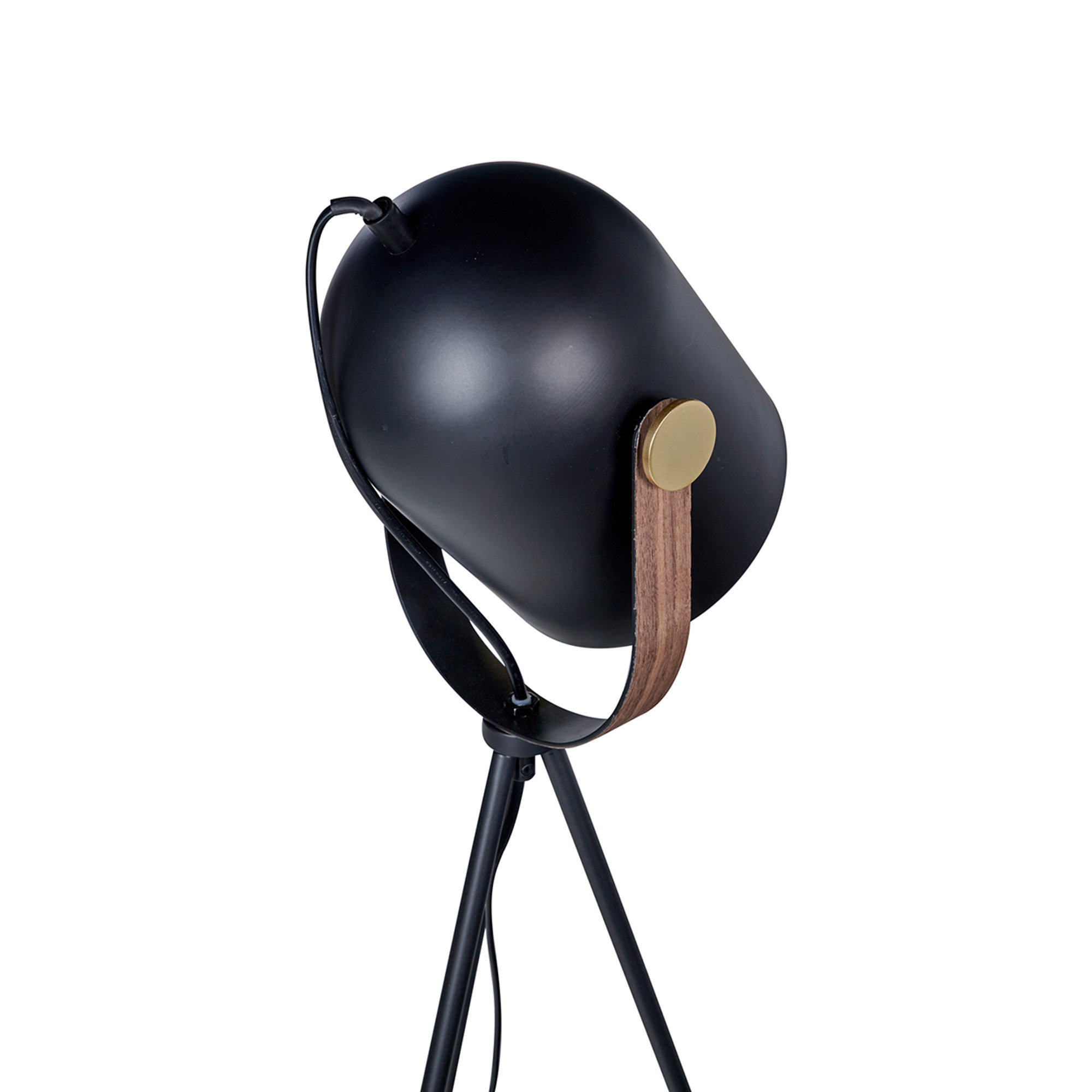 Faro - lampada da terra su treppiede in metallo nero Novità Home vista1