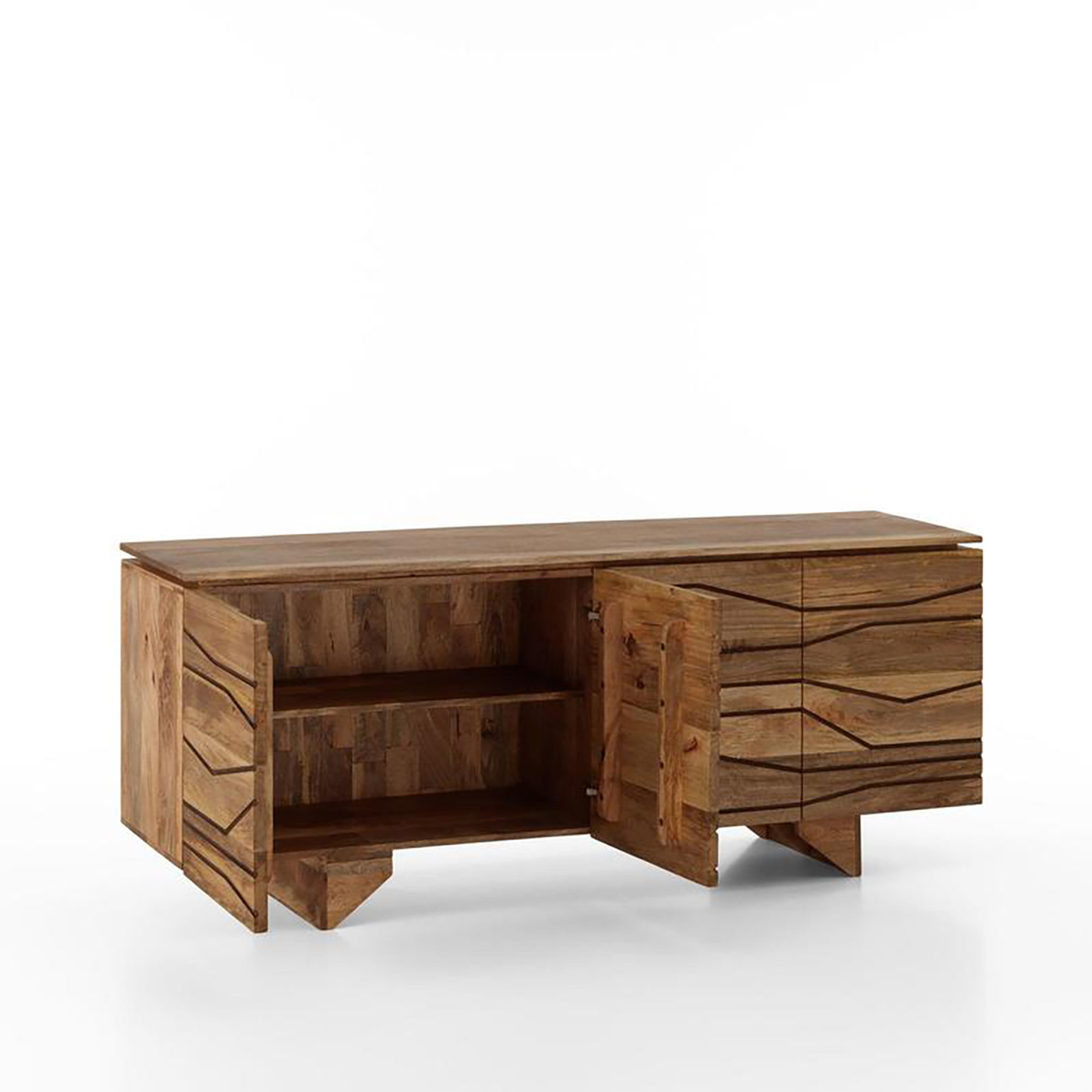 Madia Chitra in legno di mango, marrone 177 x 75 Stones OBSOLETO vista1
