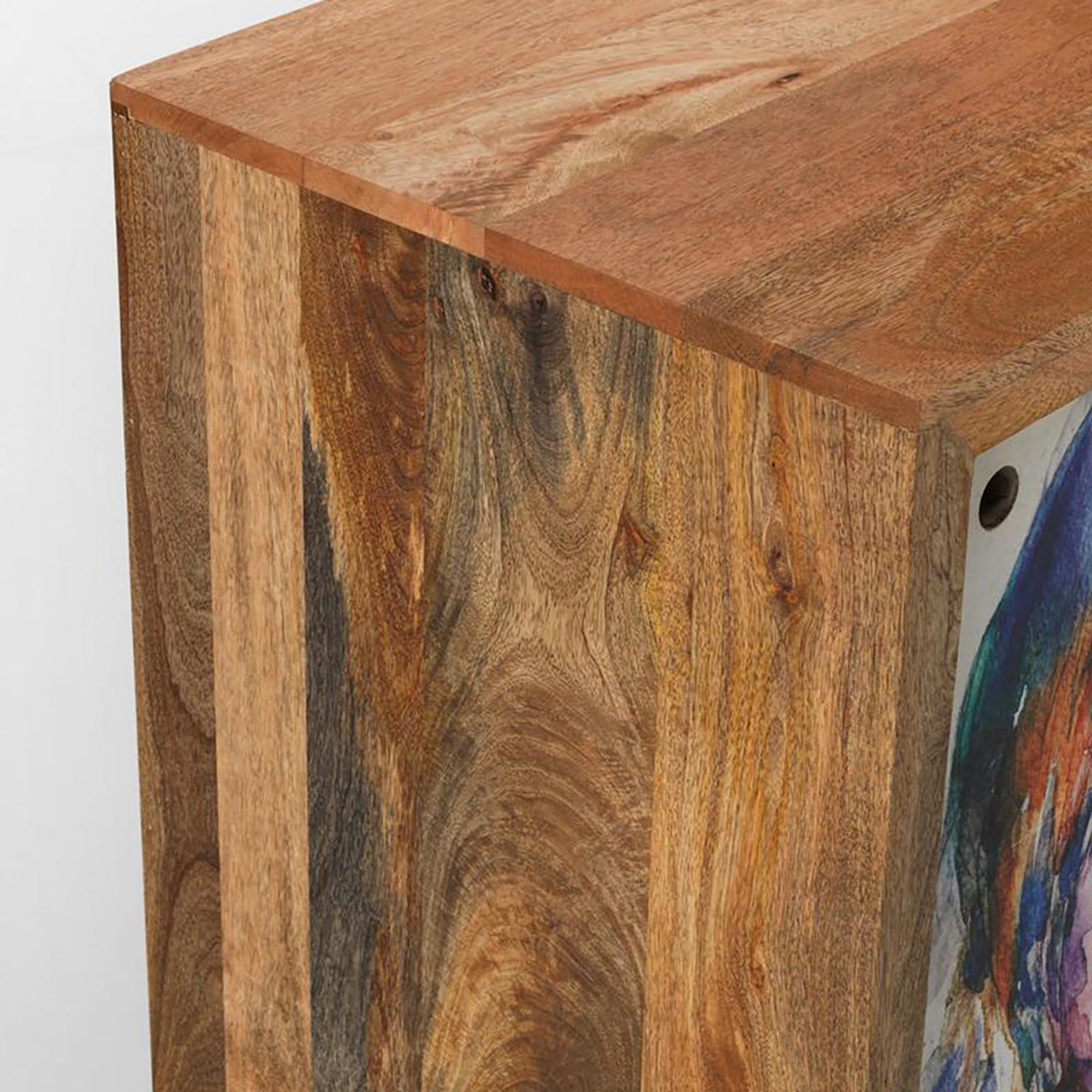 Madia Kamala in legno di mango, marrone 160 x 85 Stones OBSOLETO vista8