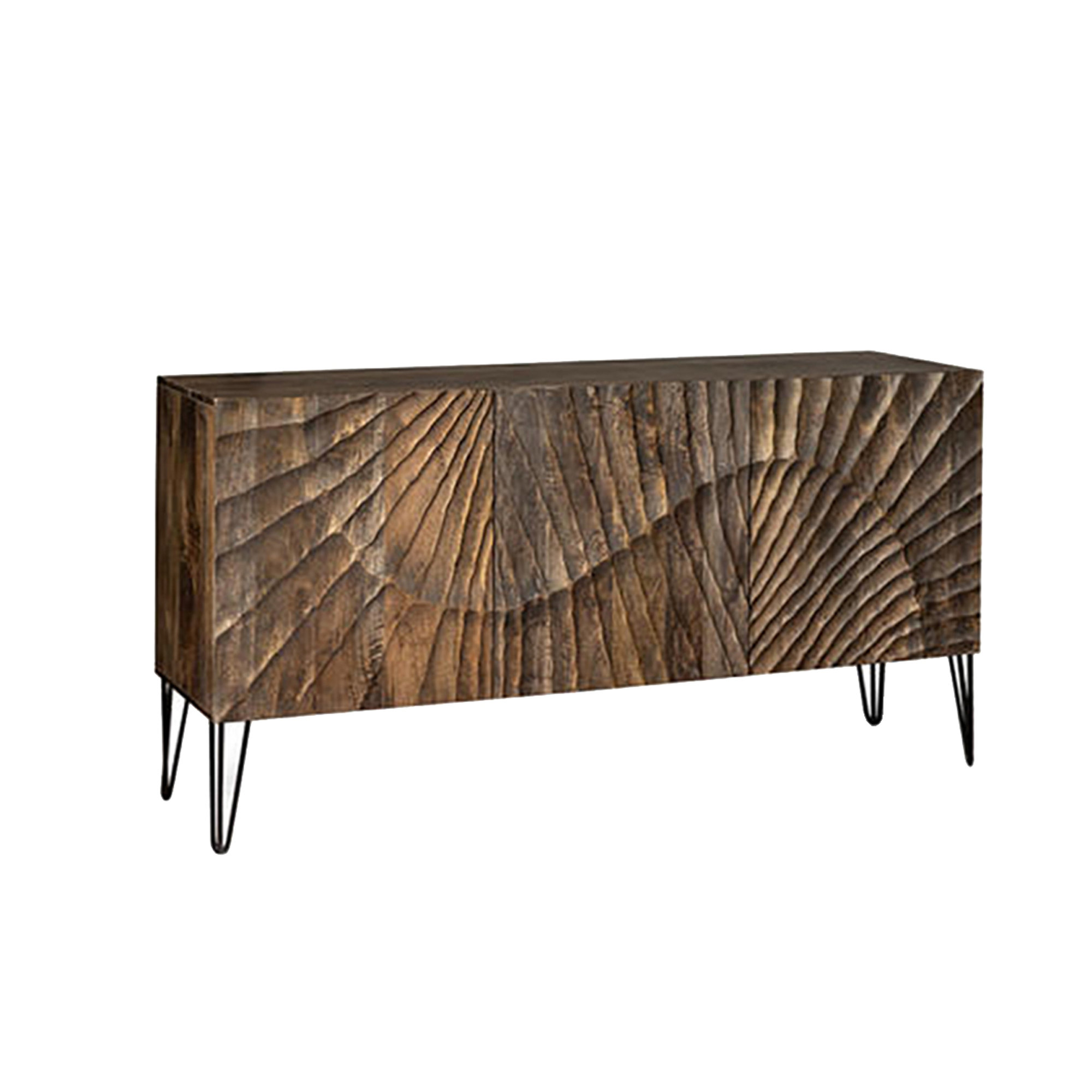 Madia Medha in legno di mango, marrone 160 x 85 Stones OBSOLETO vista0