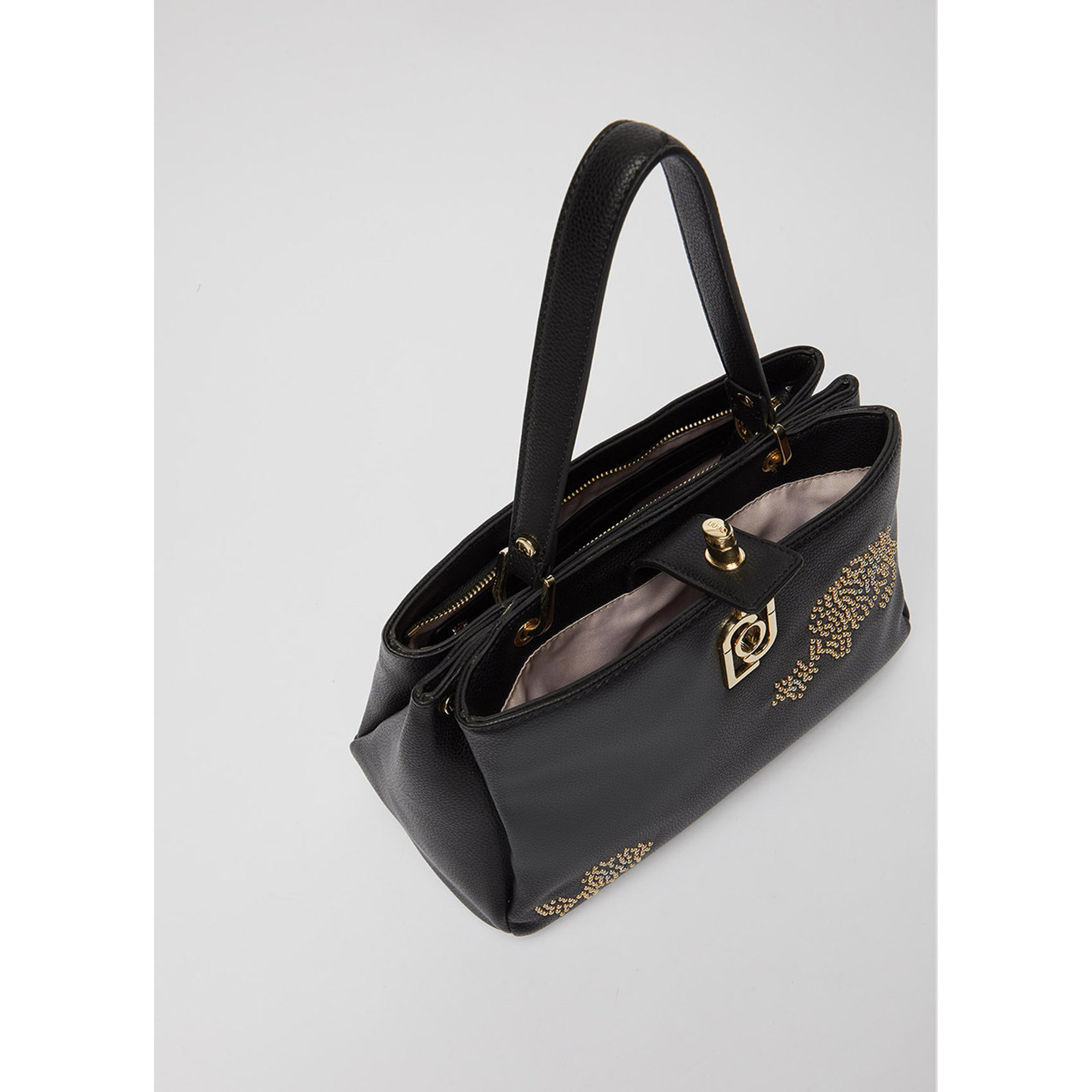 Borsa a mano piccola LIU JO con decorazioni nera Liu Jo vista2