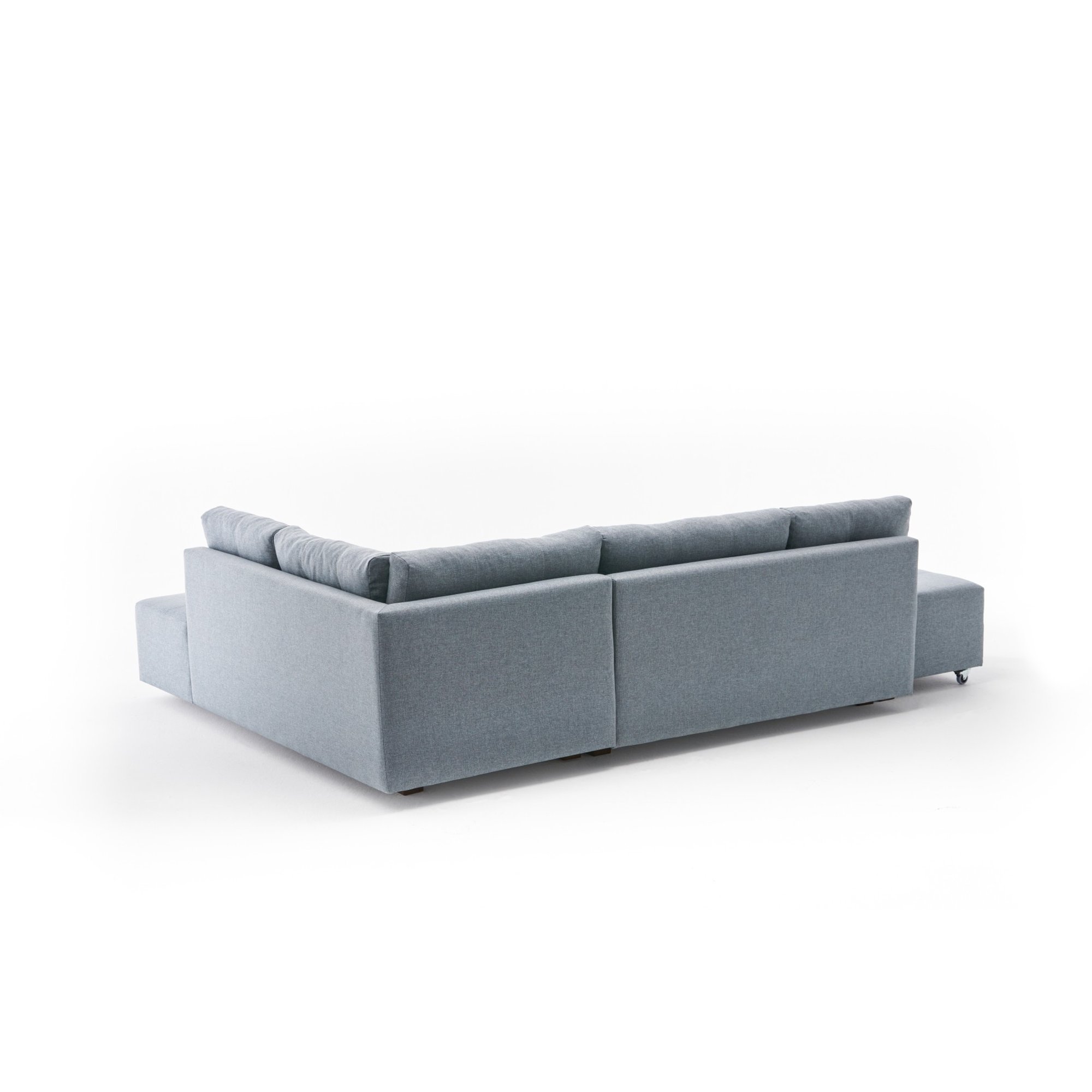 Sofá cama esquinero derecha Manama - Azul claro Atelier Del Sofa vista3