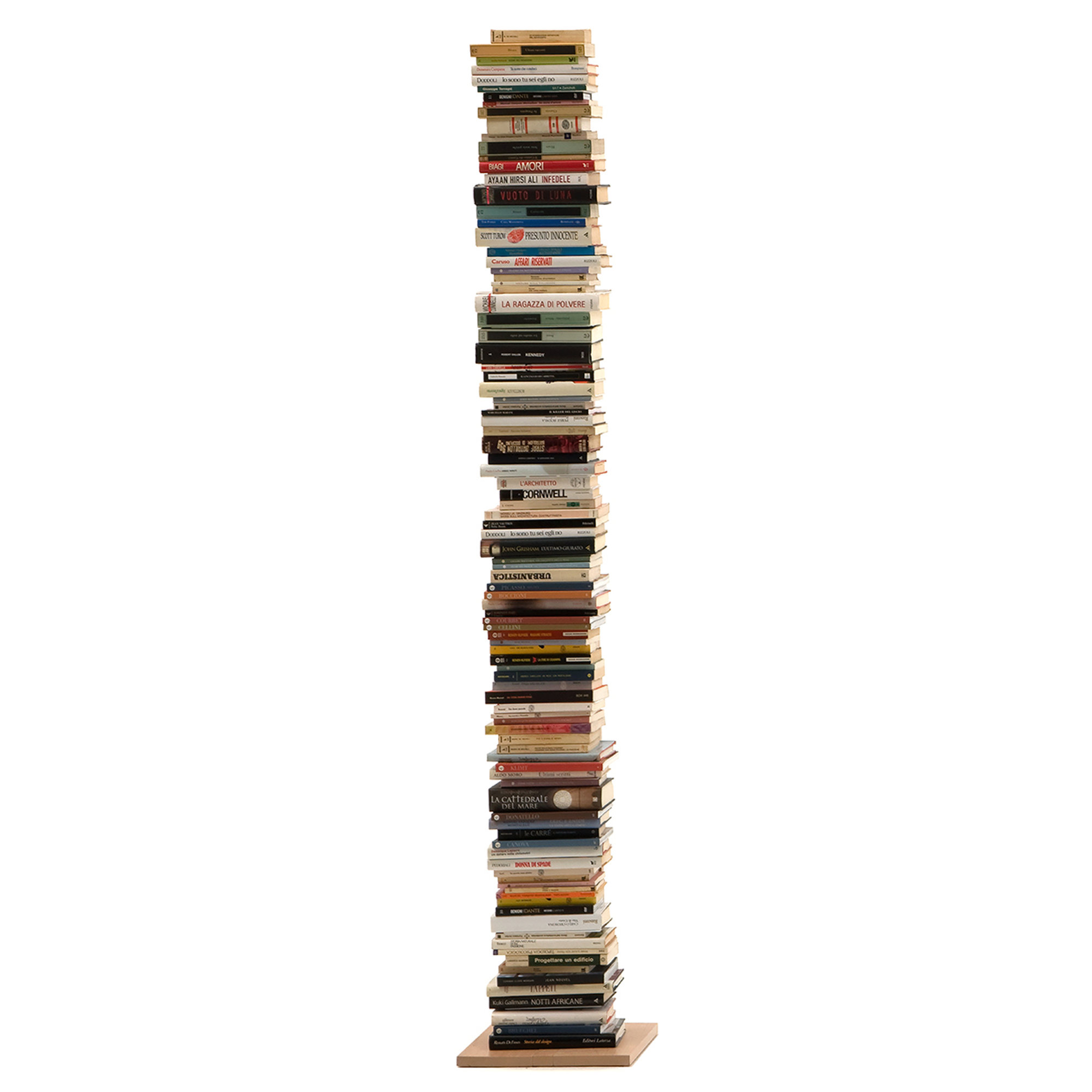 Zia Ortensia libreria a colonna h195 in faggio naturale Le zie di Milano vista0