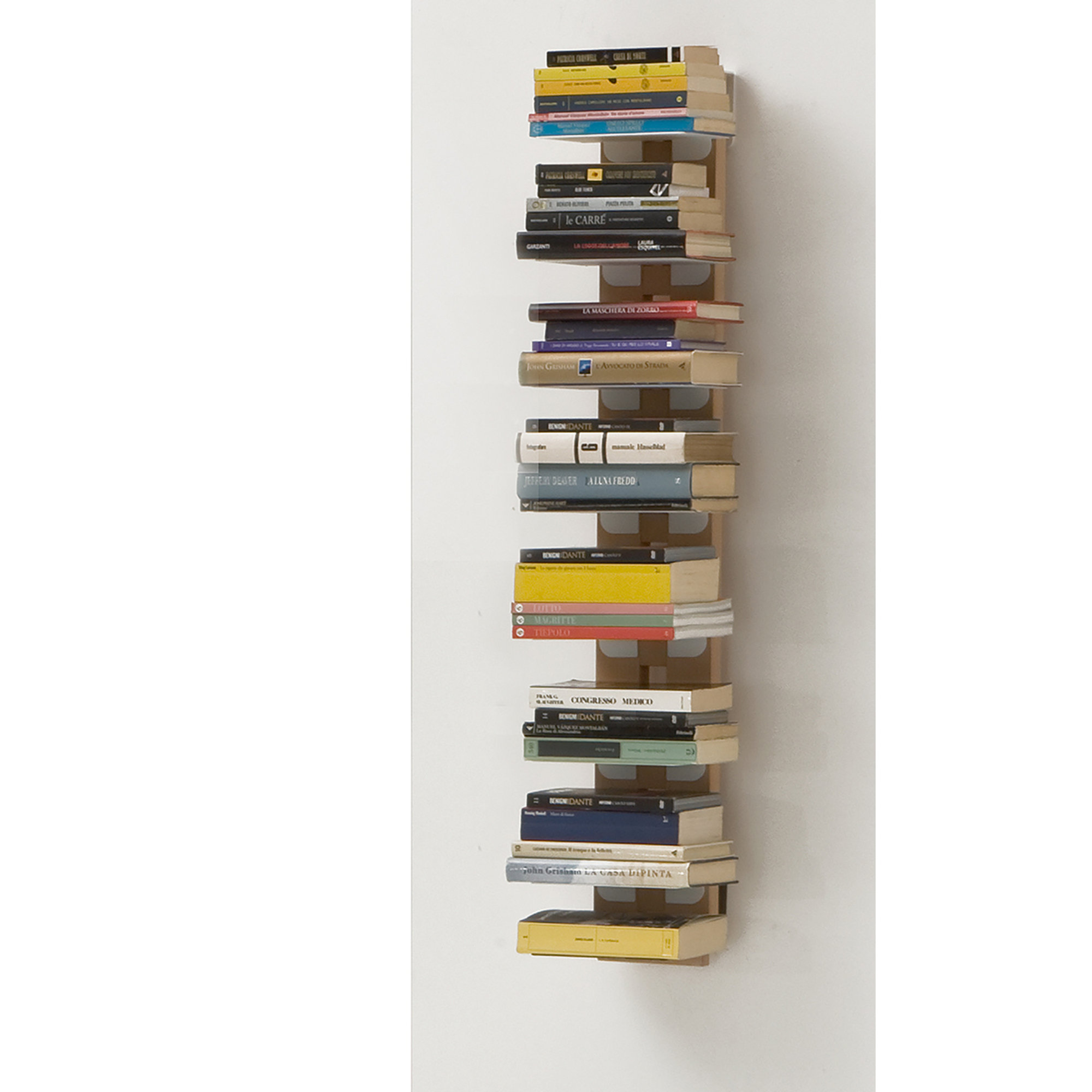 Zia Ortensia libreria sospesa h105 in faggio naturale Le zie di Milano vista0