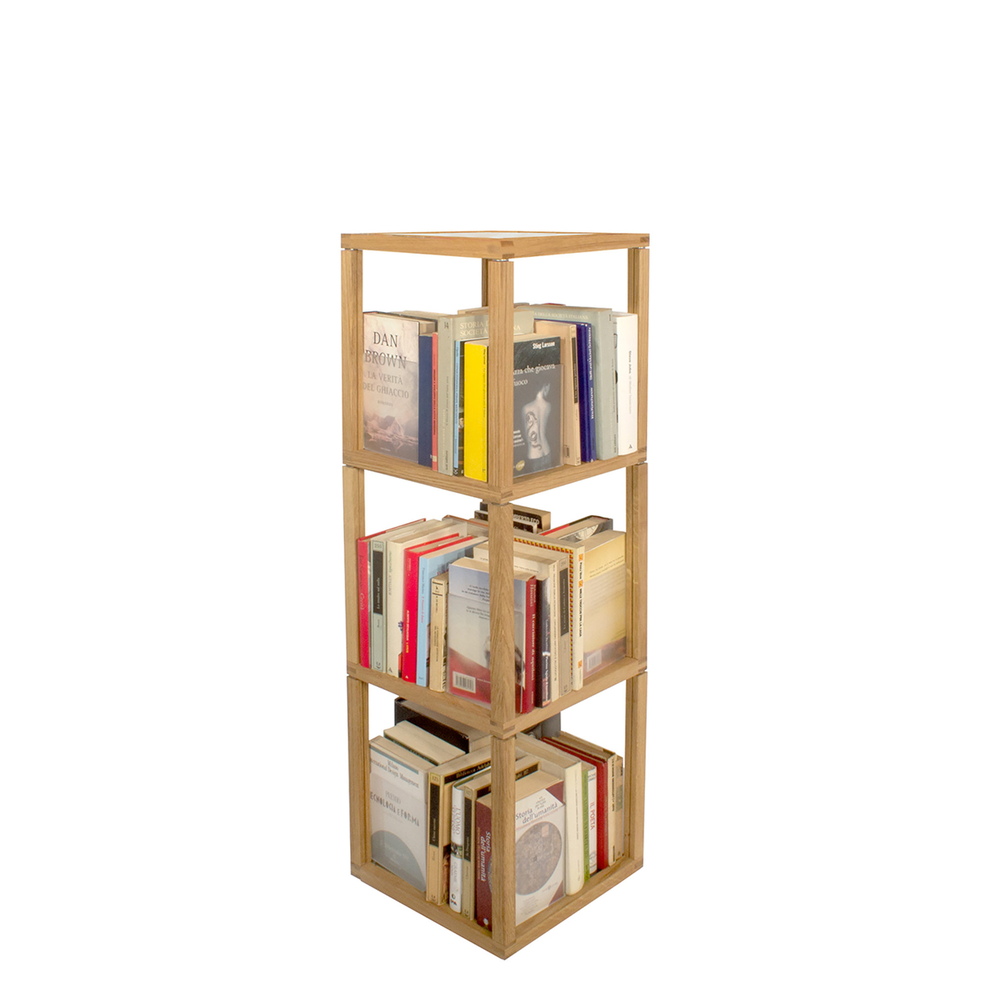 Il CD Trottole/Porta - Trottola porta libri a 3 moduli Le zie di Milano vista0