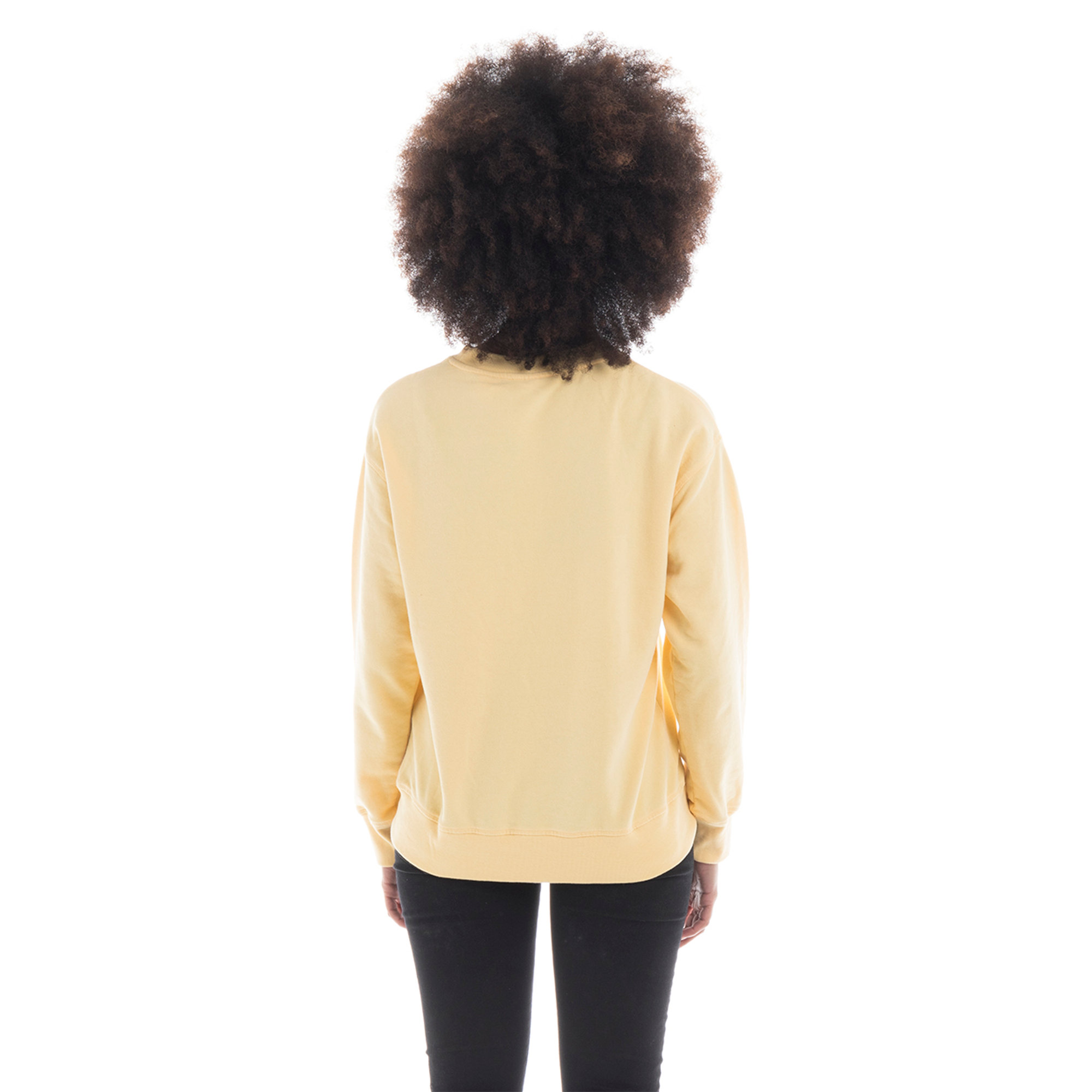 Felpa a girocollo Levi's® giallo tenue Levi's vista1