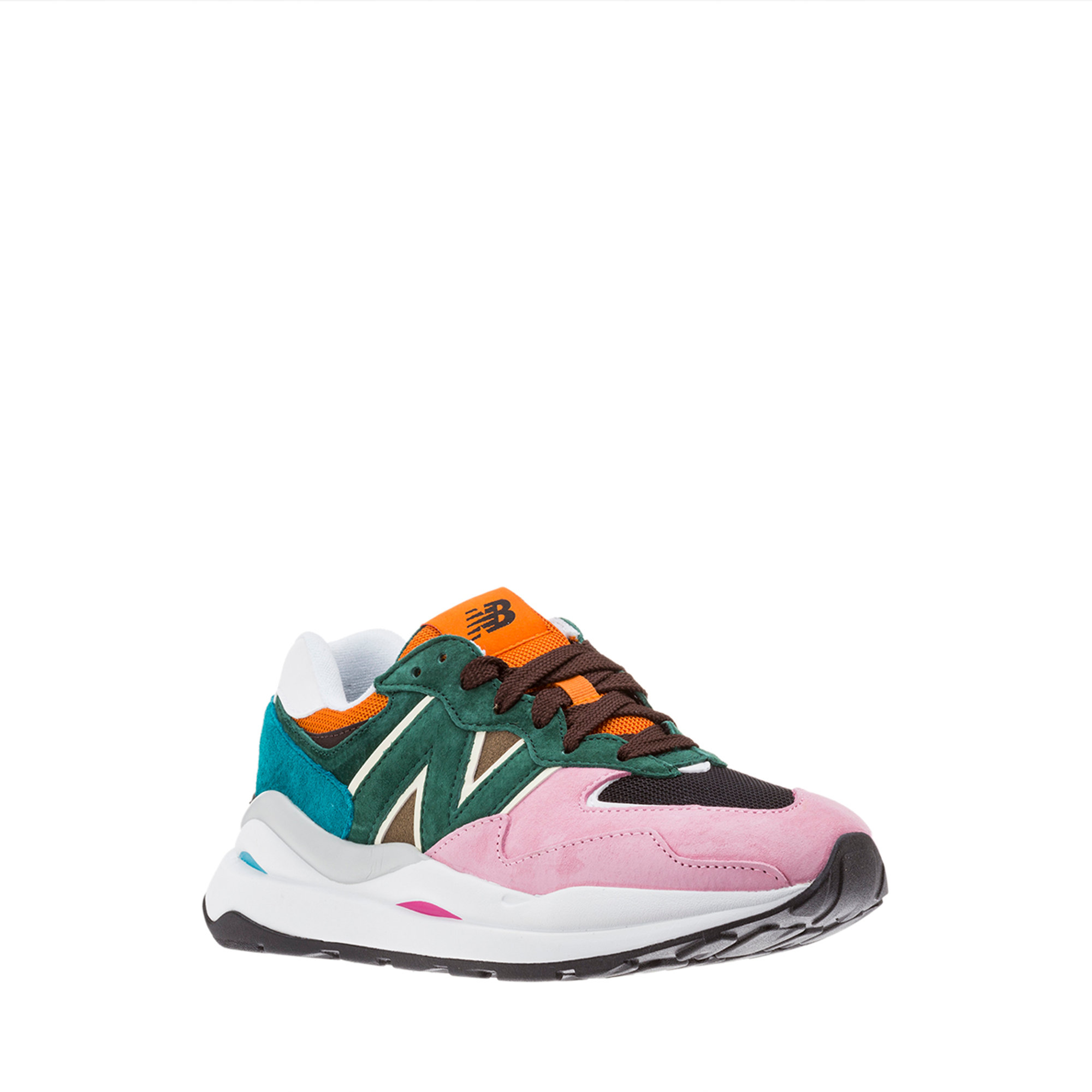 Sneakers 57/40 verdi e rosa New Balance vista1