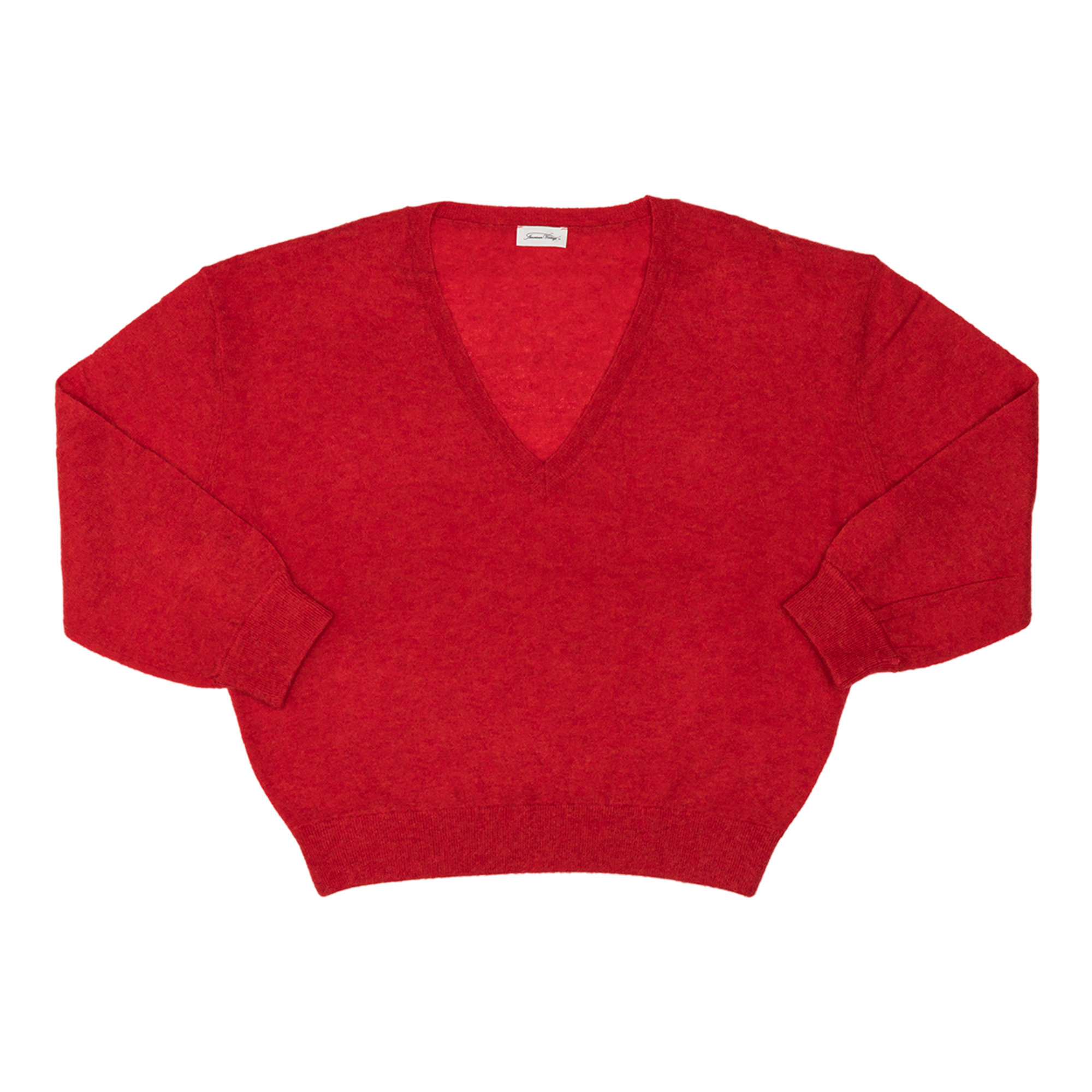 American Vintage Maglione a V Kibird rosso American Vintage vista0